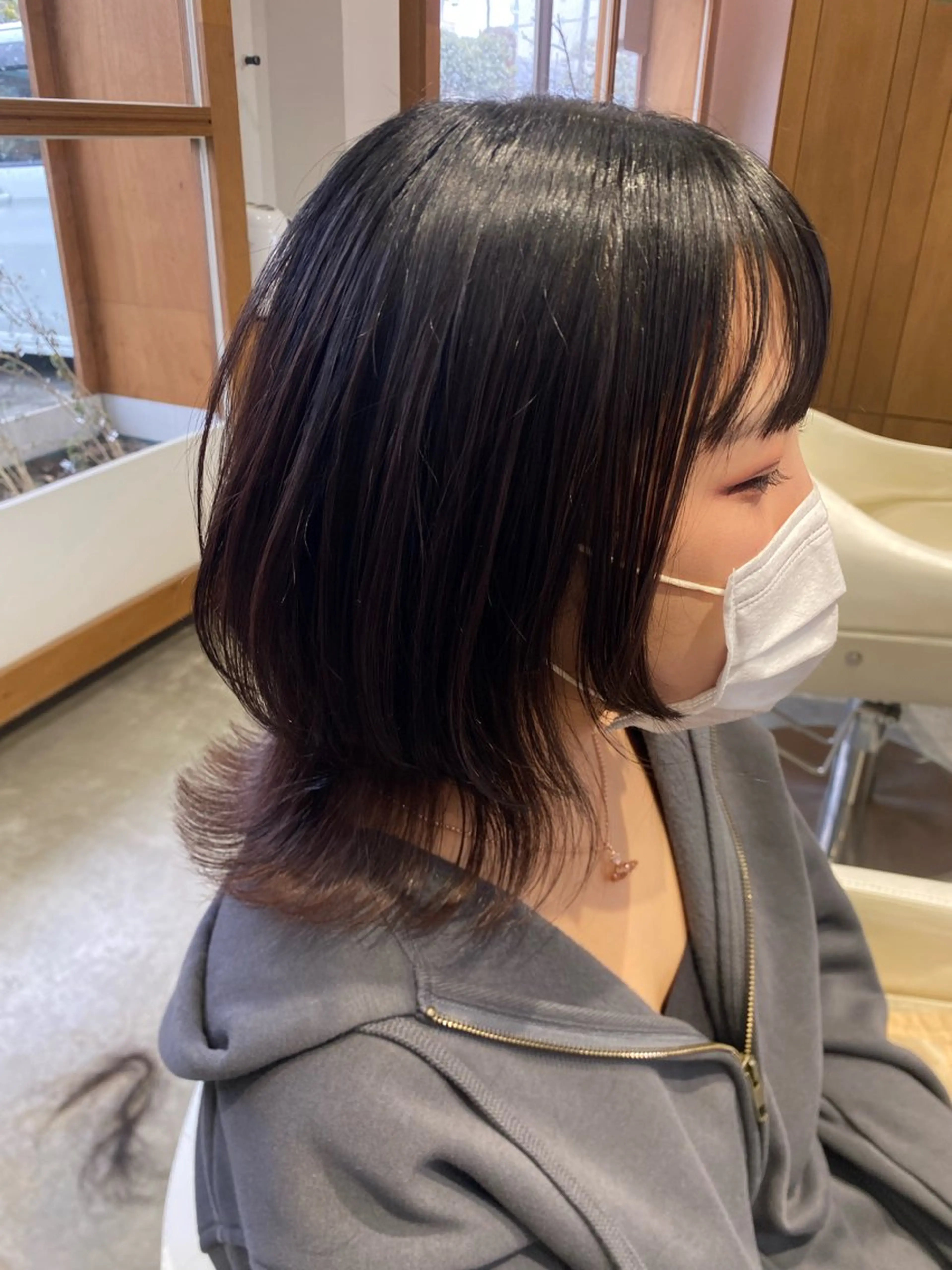 ミディアム 髪質改善 トリートメント ウルフカット カット fulam所属・MIKU ／fulamのヘアスタイル