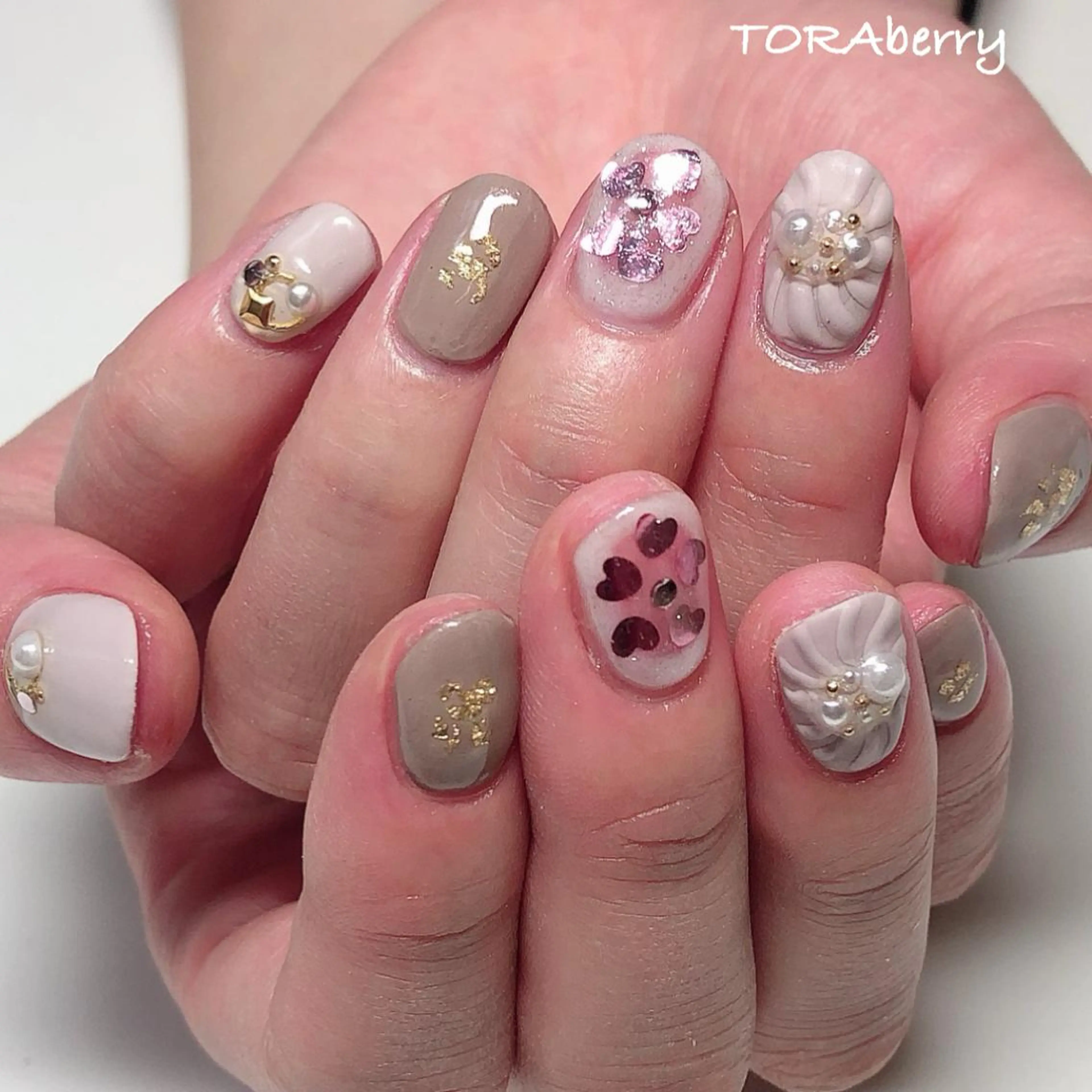 ネイル ワンカラーネイル ハンドネイル ネイリスト なつみのネイルデザイン