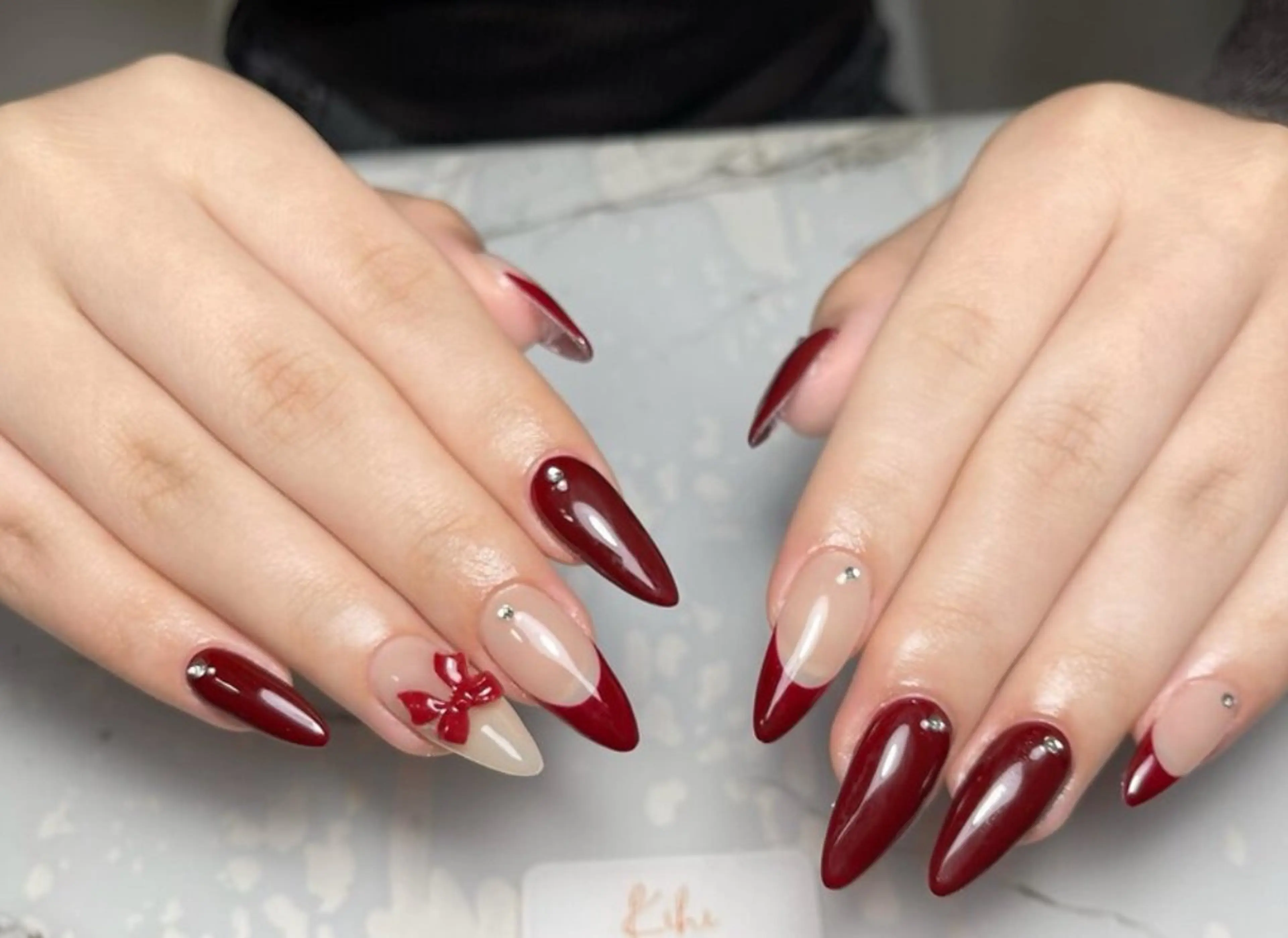 ネイル アートネイル フレンチネイル ジェルネイル グラデーション 韓国ネイル 村中 ハナのネイルデザイン