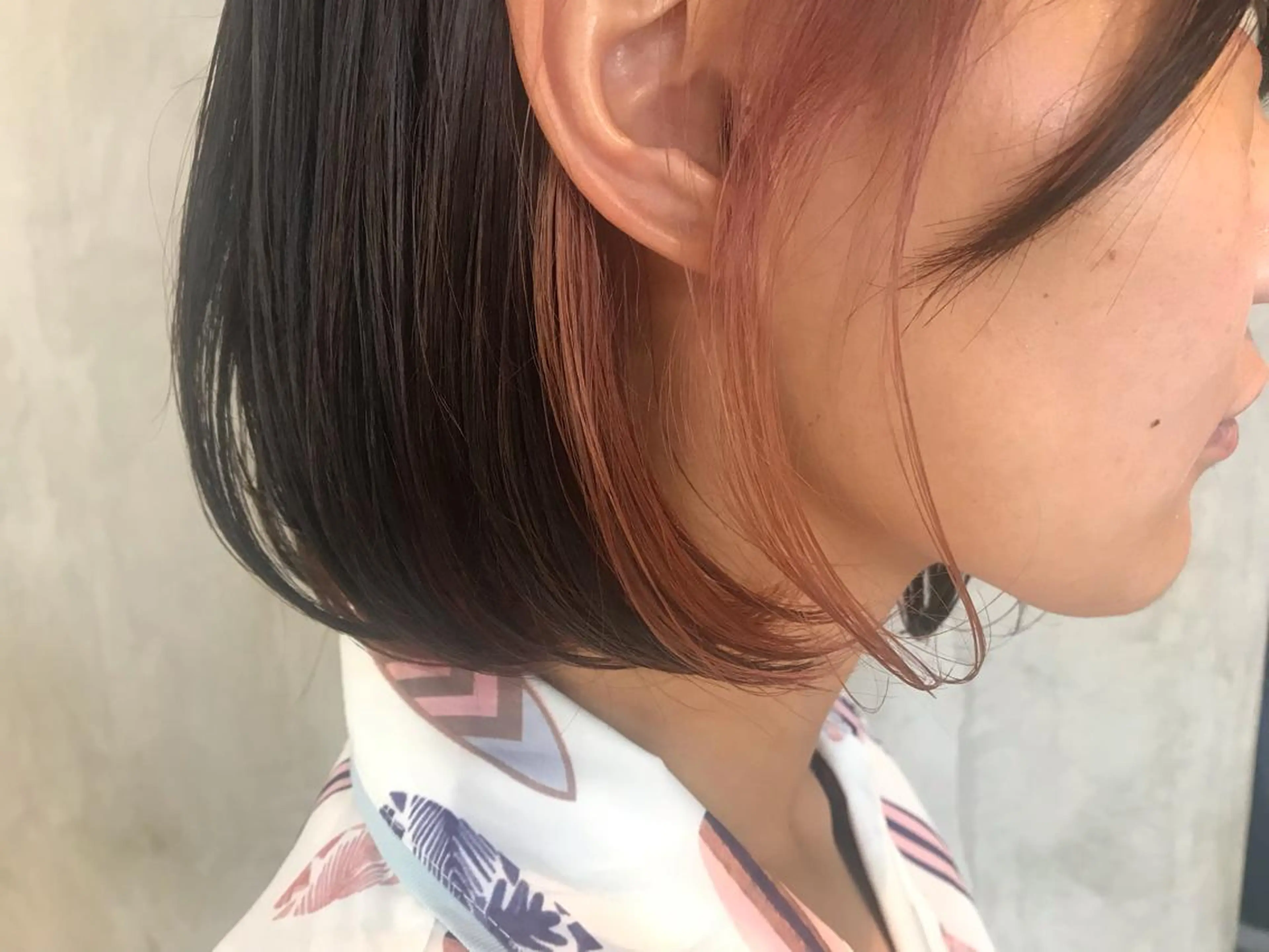 ショート カラー ヘアアレンジ インナーカラー ラベンダーカラー stylist/蛯谷 珠里のヘアスタイル