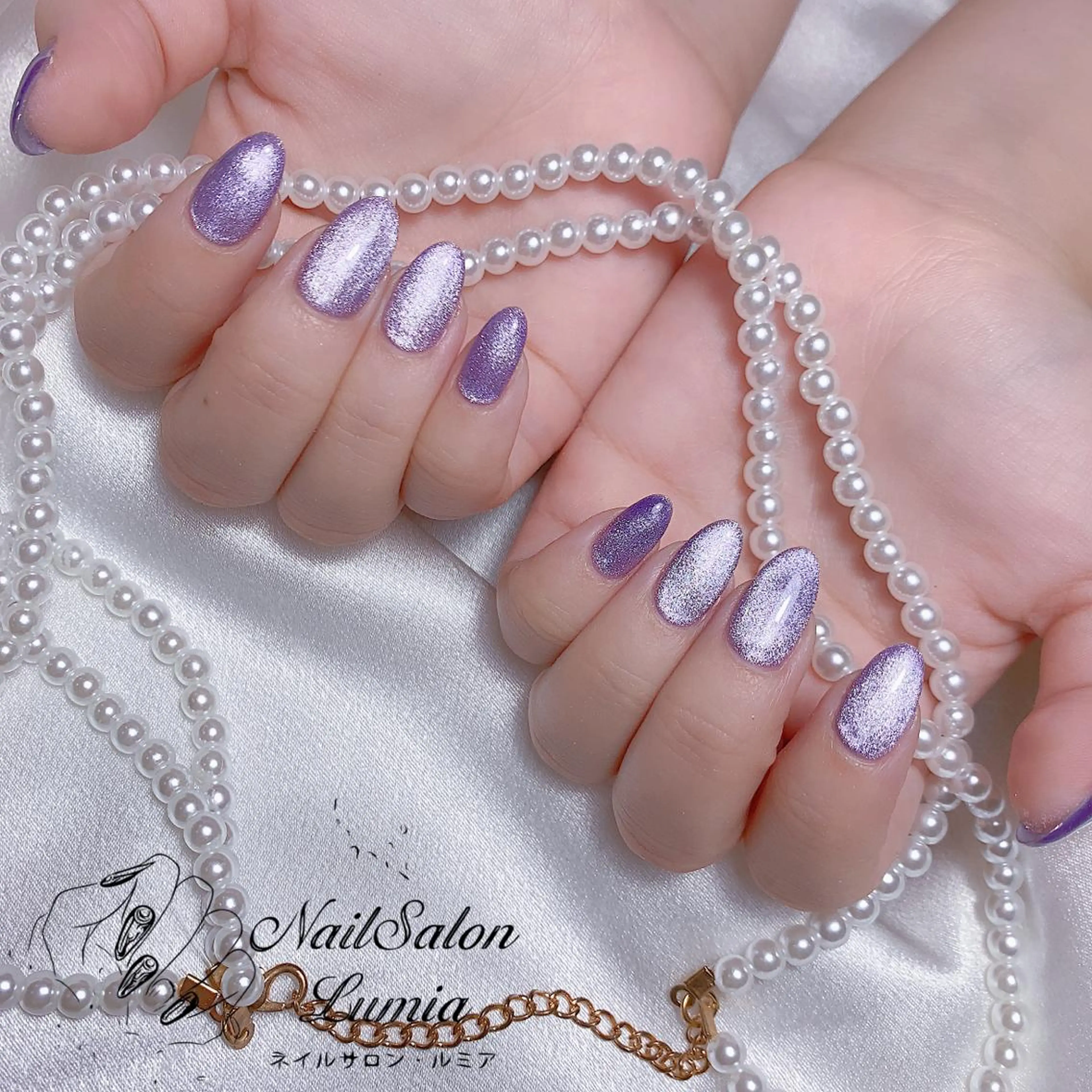 ネイル ハンドネイル ネイルサロン ルミア Lumia 店長のネイルデザイン