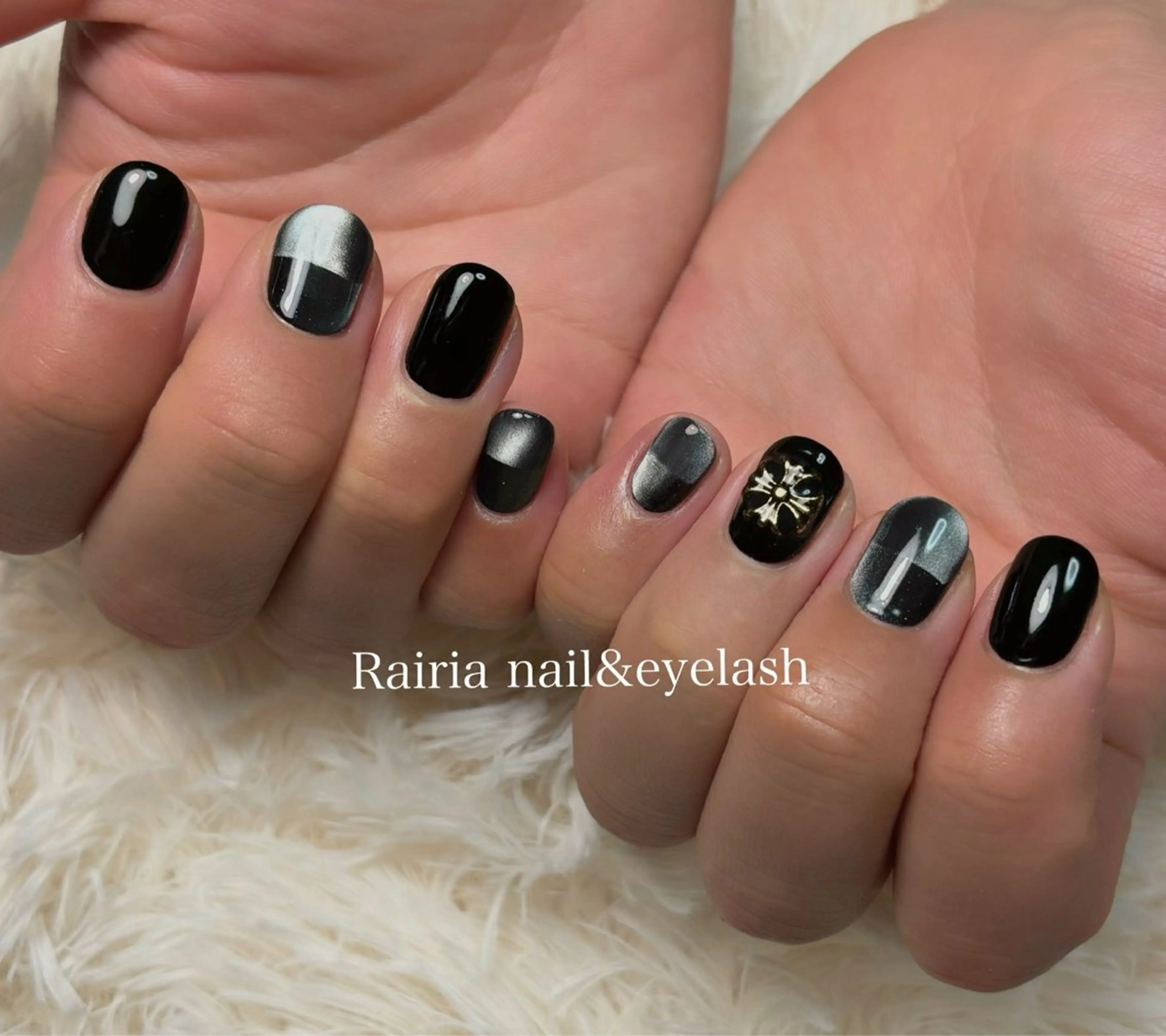 ネイル フットネイル ジェルネイル マグネットネイル オフィスネイル ワンカラーネイル NAILSALON CRISTA所属・🤍CRISTA yui🤍のネイルデザイン