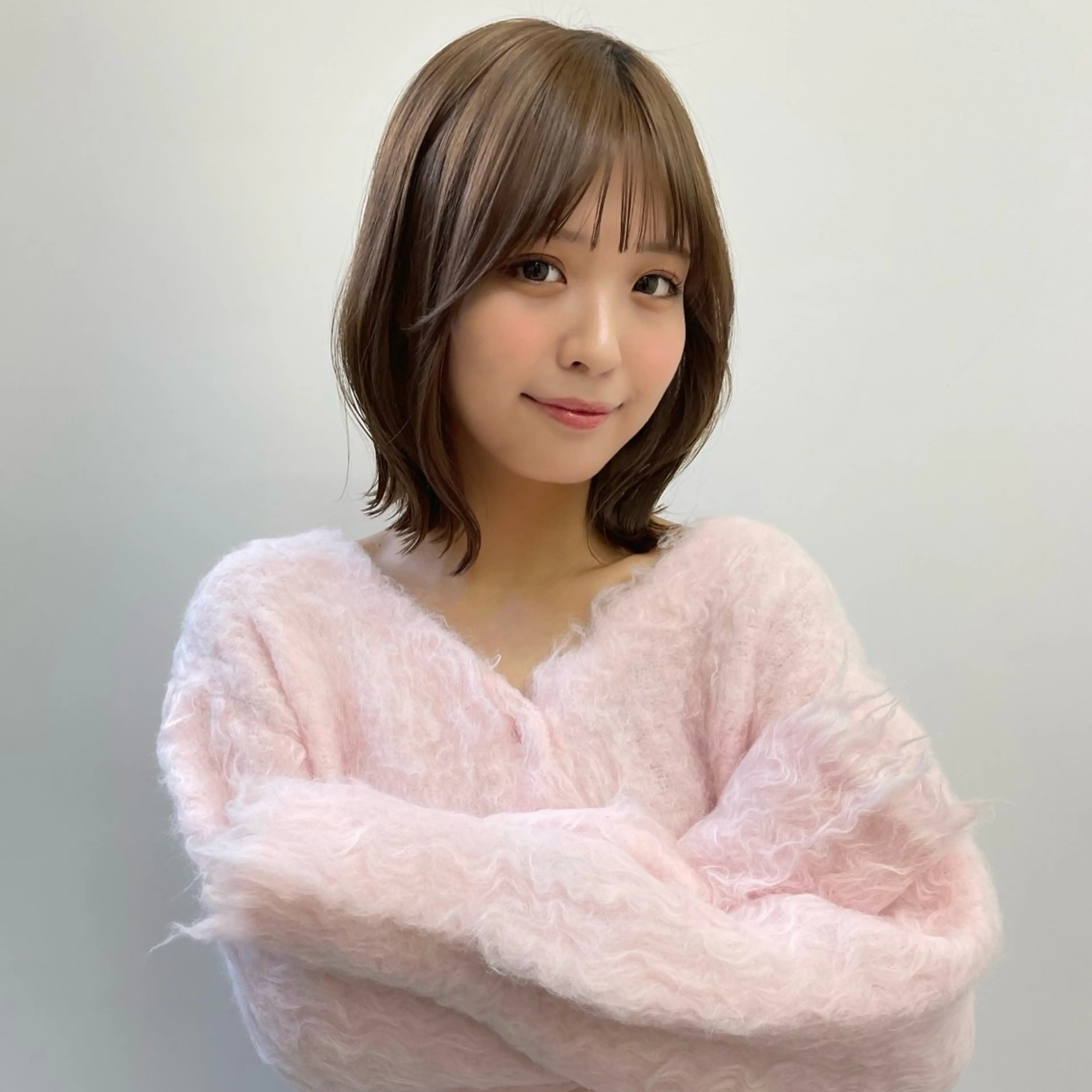 ミディアム カラー カットモデル募集中 🤍harunaのヘアスタイル