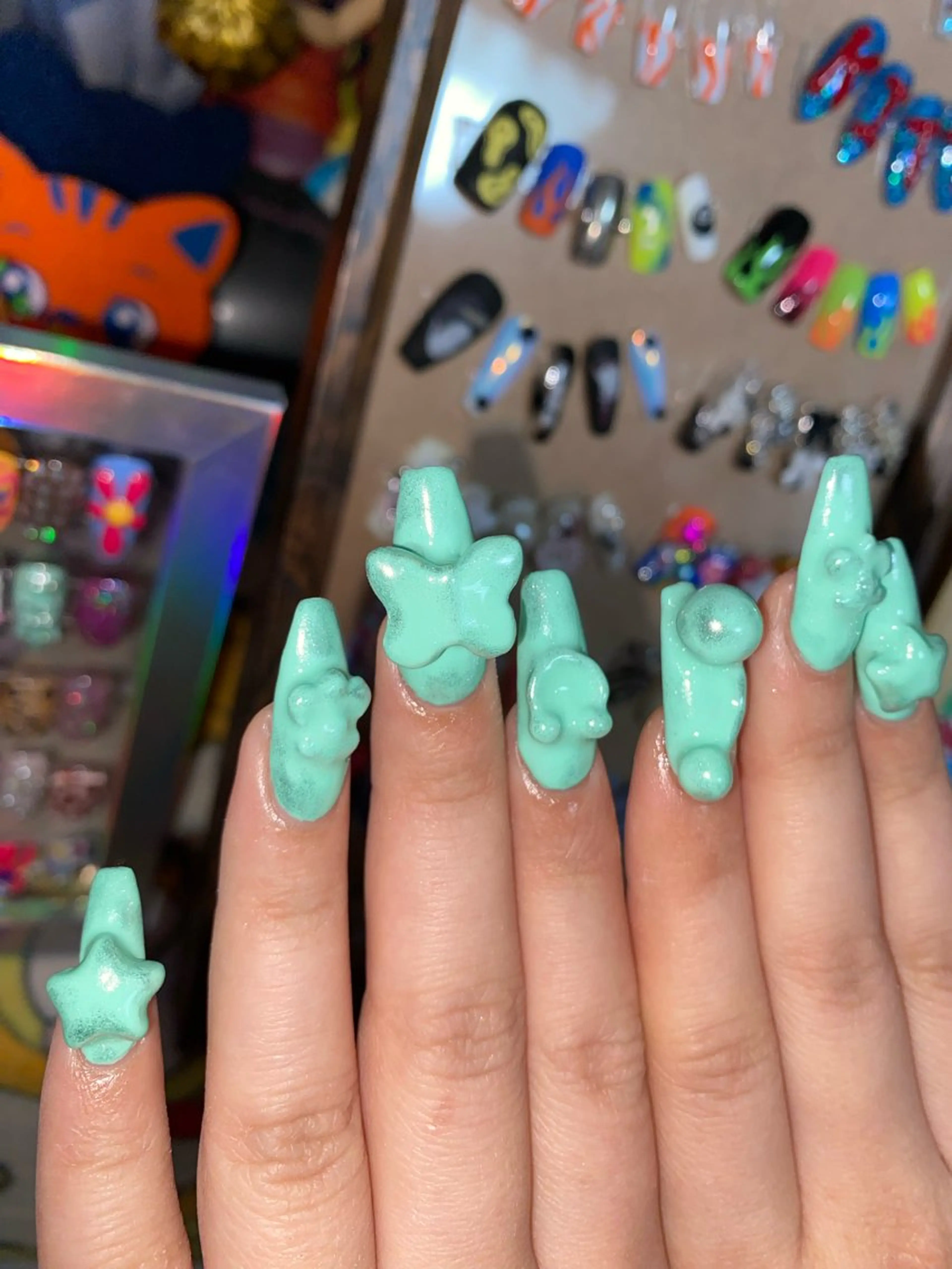 ネイル 福の爪 🍒福山千晴のネイルデザイン