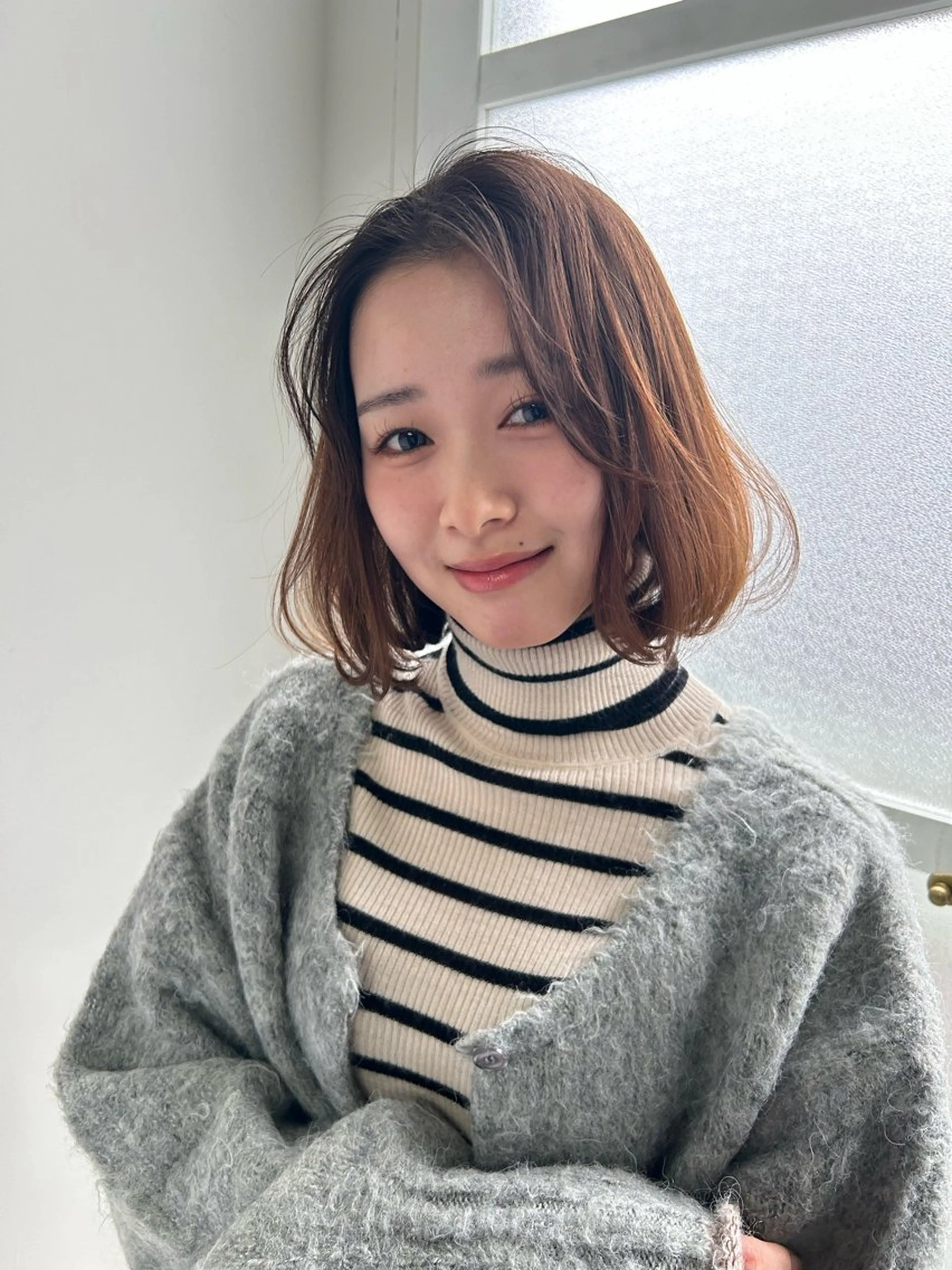 ショート カット ヘアカラー トリートメント LEVIJU hair所属・韓国ヘア🕊村上 ののこ🕊のヘアスタイル