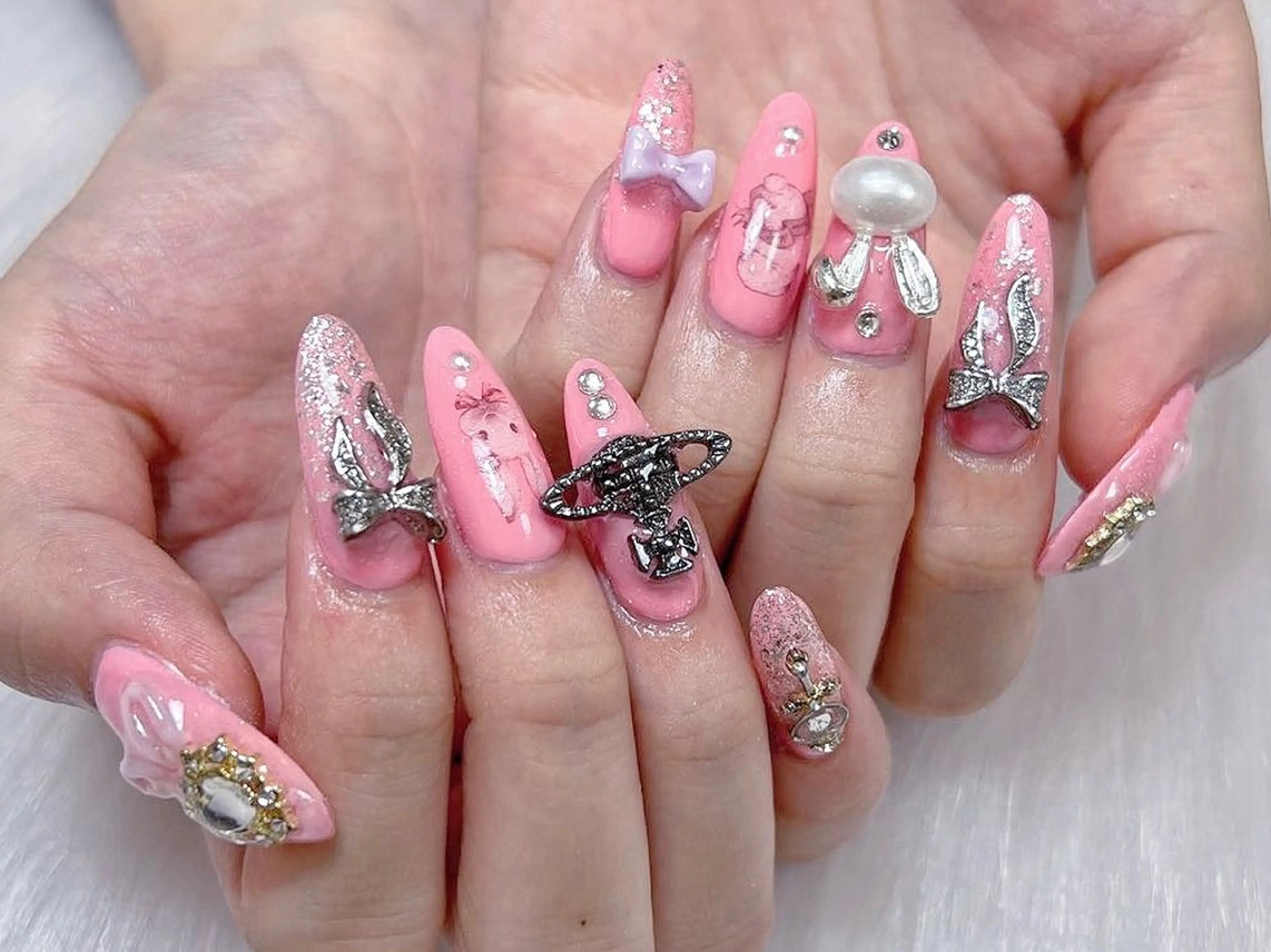 ネイル 持ち込み スカルプネイル ハンドネイル DEMAIN- 🕊️研修のネイルデザイン