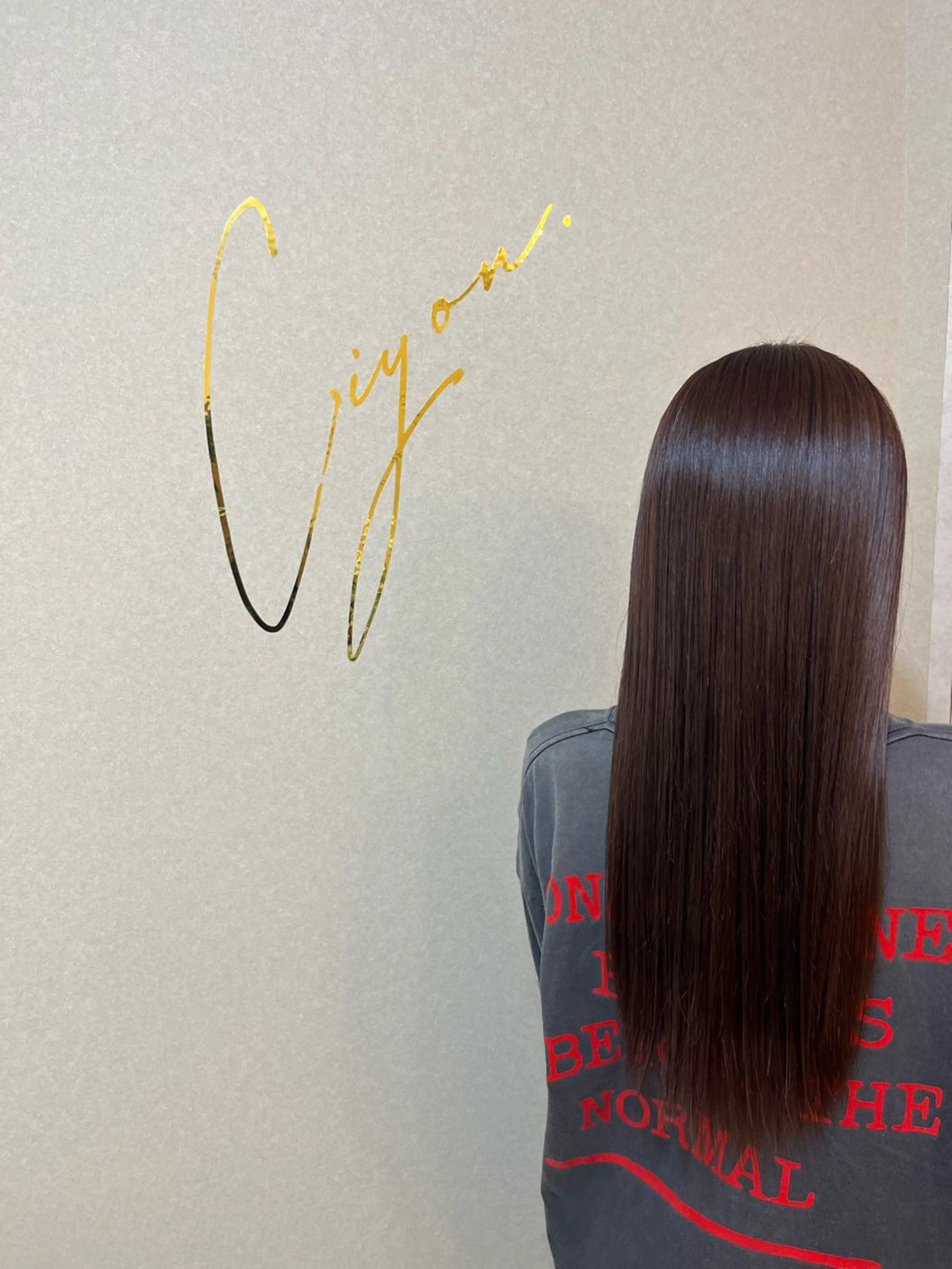 ロング カラー カット ヘアカラー トリートメント 【Ciyon.】 Momokoのヘアスタイル