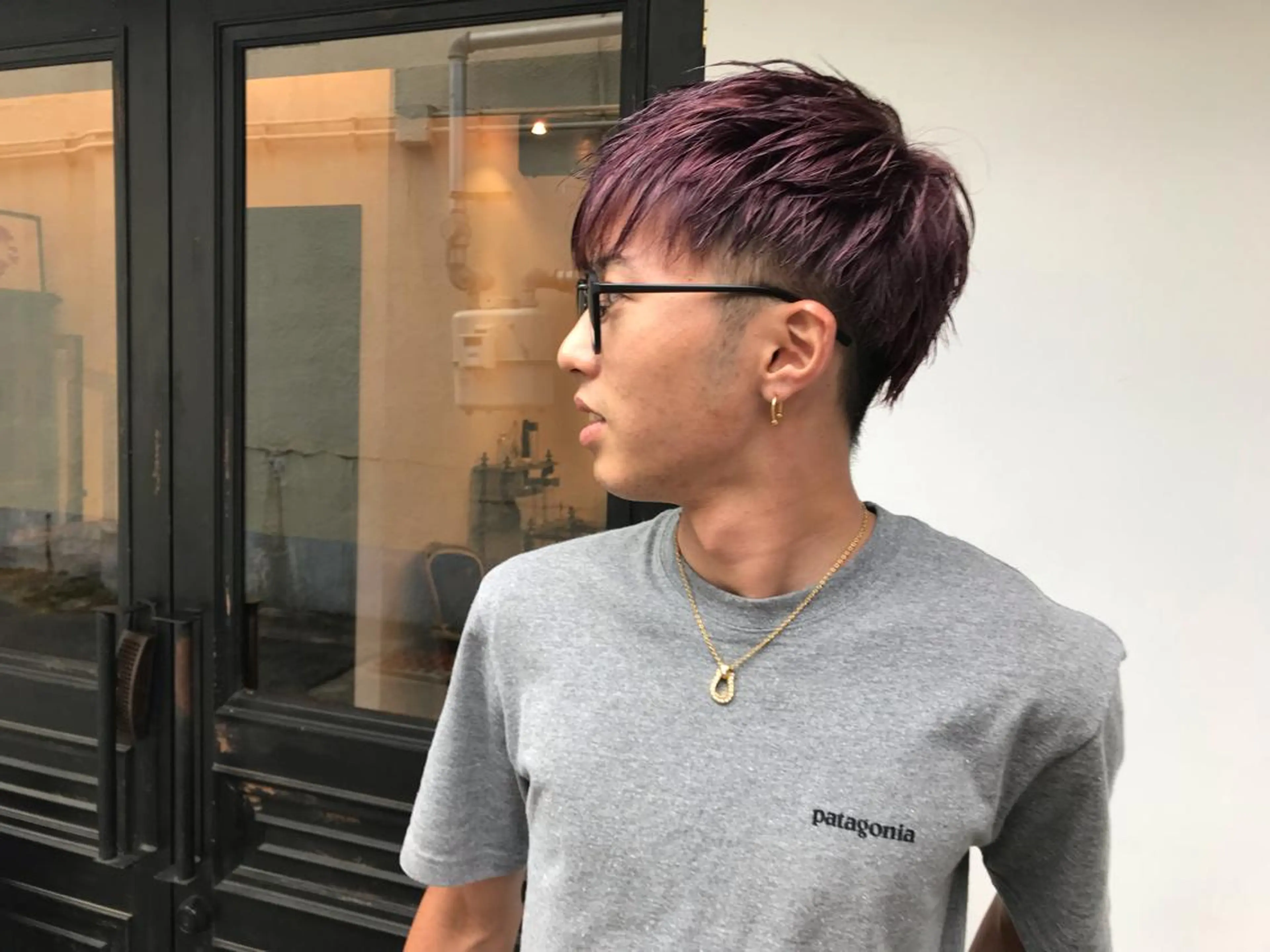 ショート カラー メンズ tonari 梅田、中崎町のヘアスタイル
