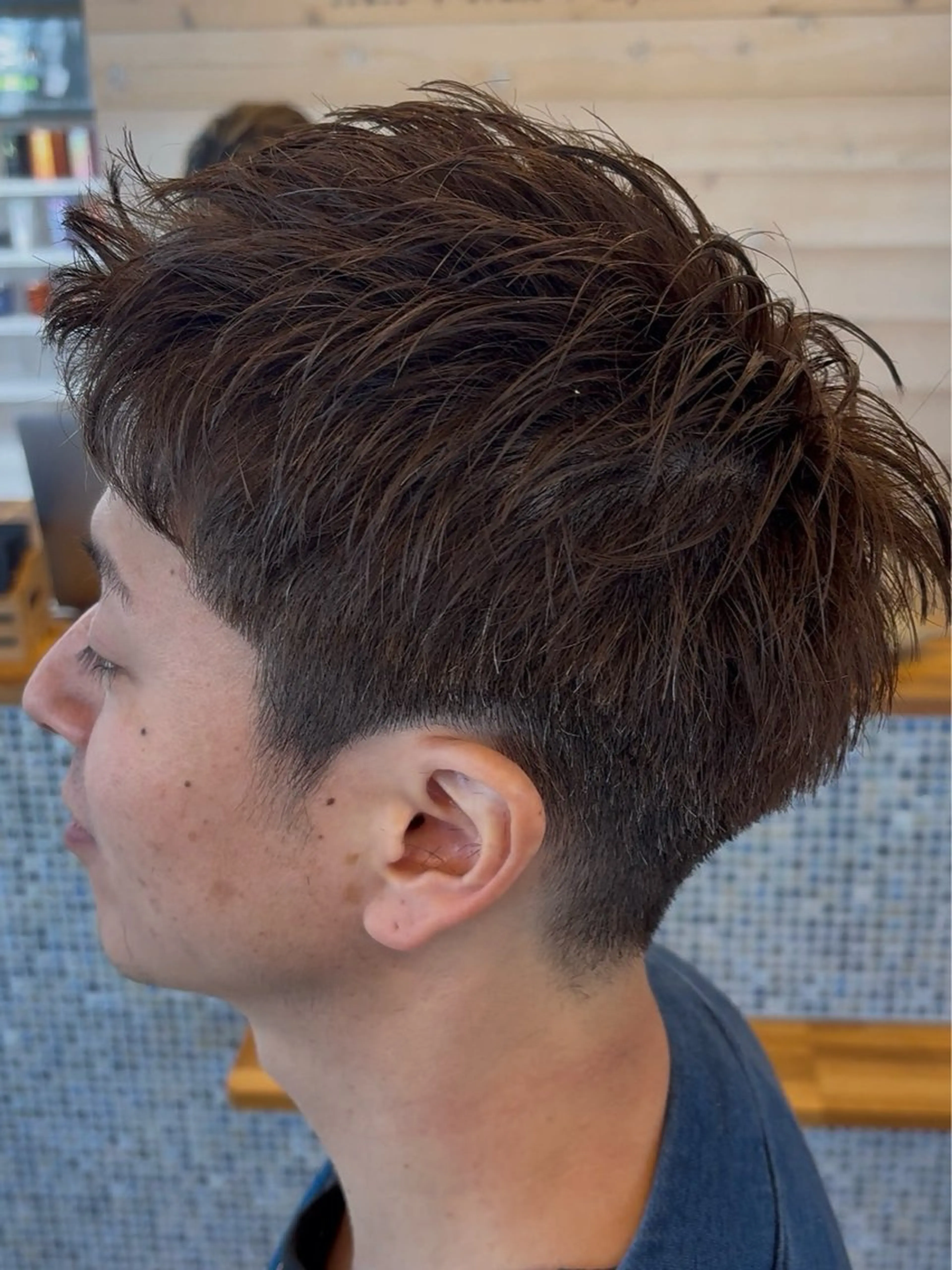 ショート メンズ 若原 絃汰のヘアスタイル