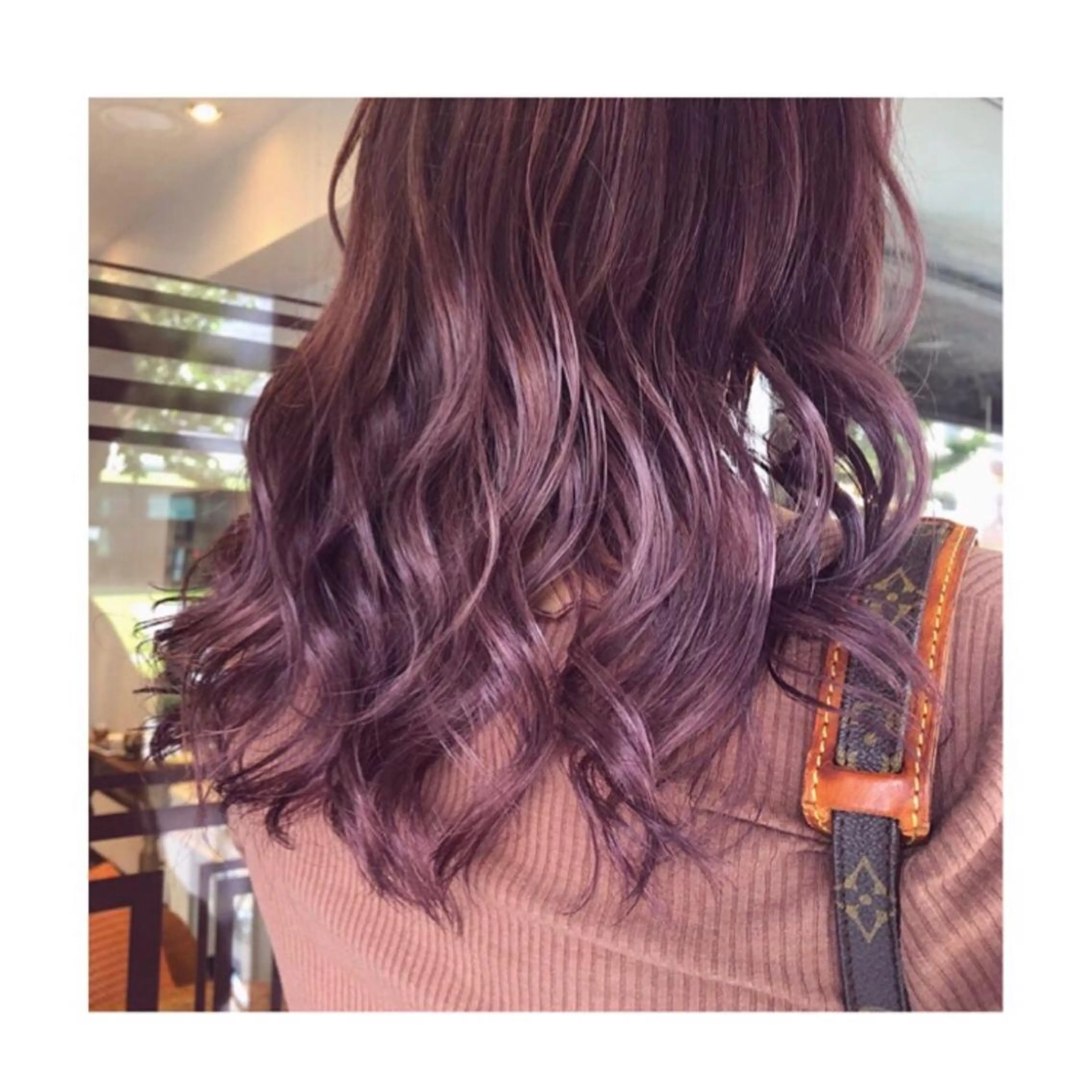 セミロング ヘアカラー ❁⃘ ち だ り さ ❁⃘のヘアスタイル