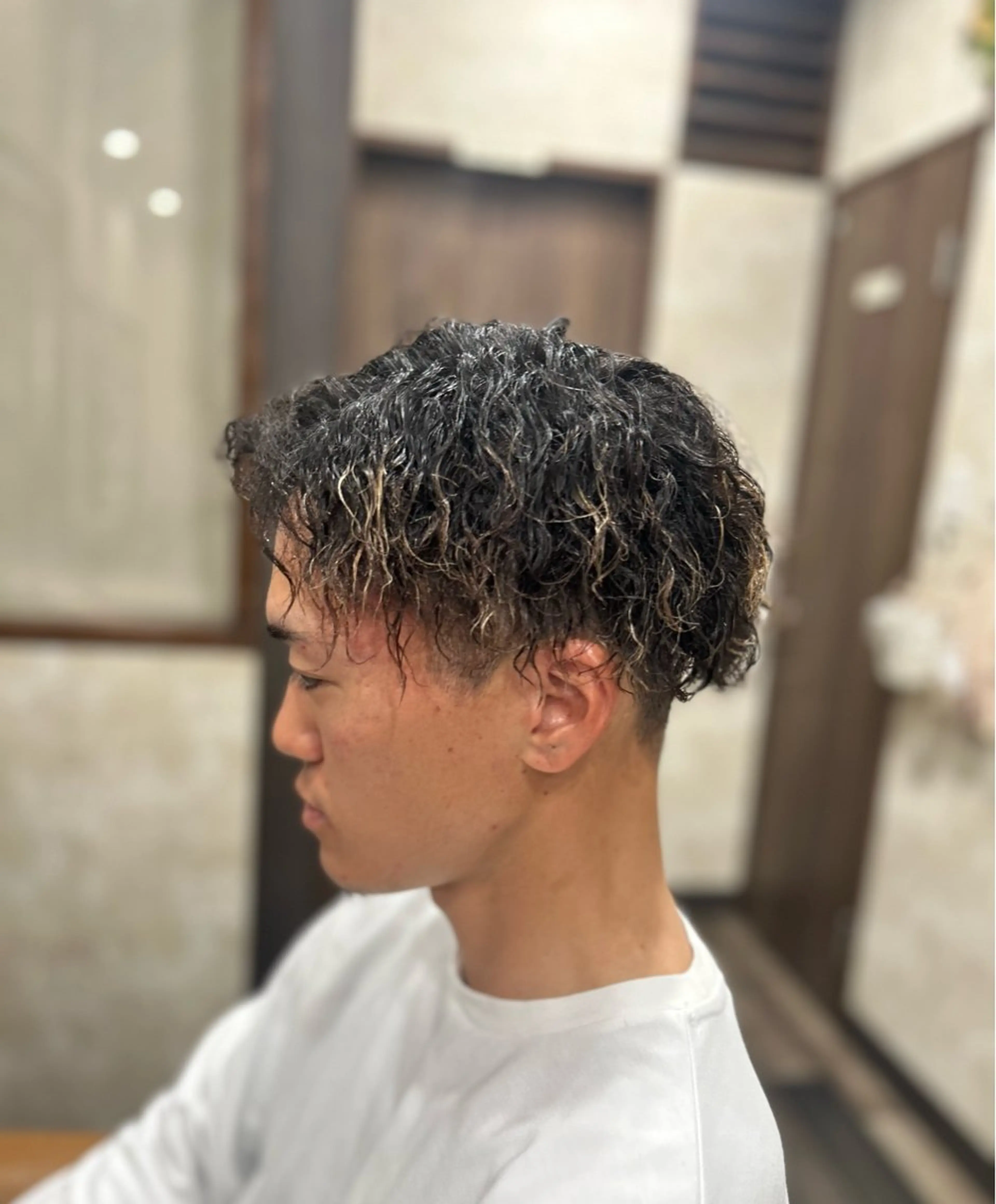 パーマ メンズ メンズパーマ ツイストスパイラルパーマ スパイラルパーマ カット パーマ メンズカット/ 雄大のヘアスタイル
