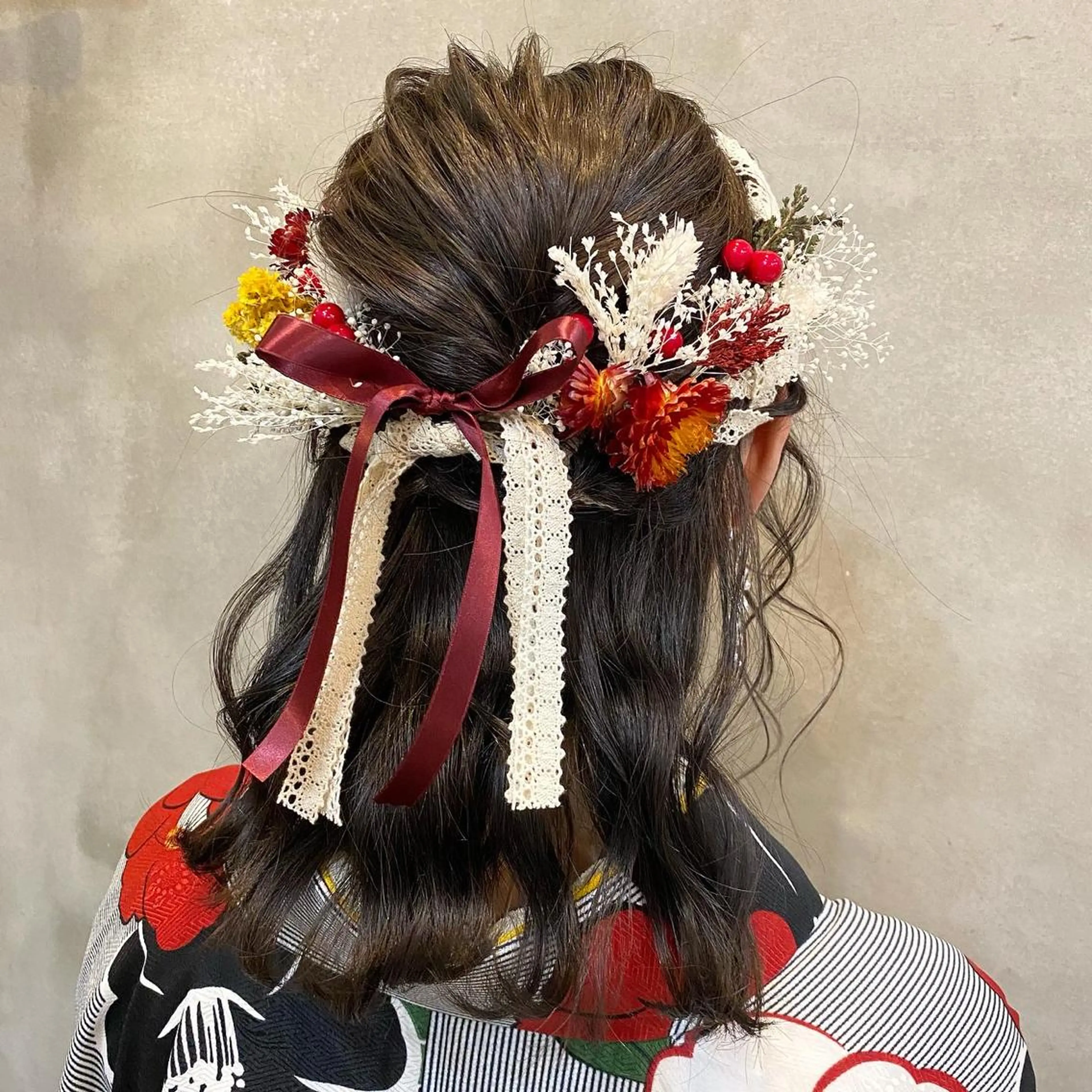 ミディアム 着付け まつパ・ヘアセット ♡Chinami♡のマツエク・マツパデザイン