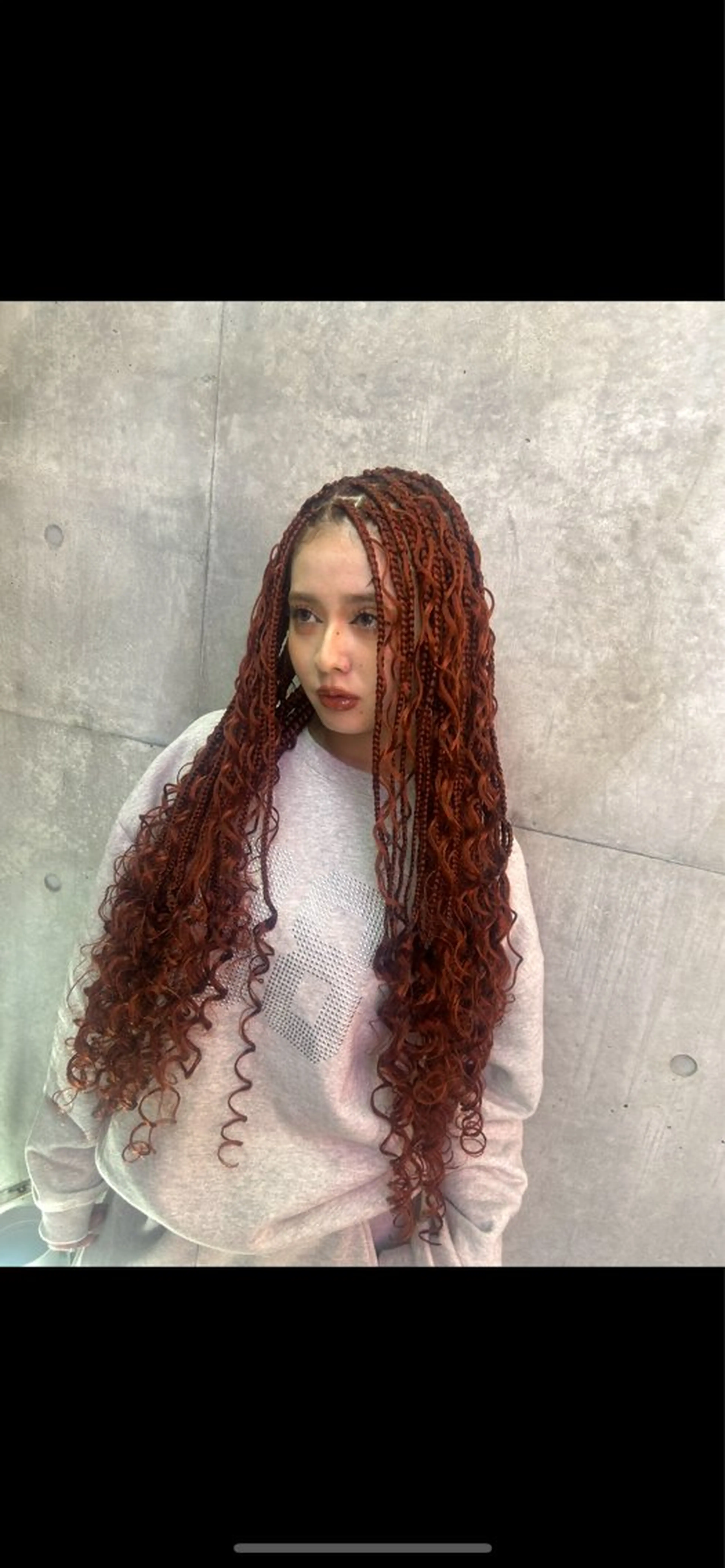 ロング ヘアアレンジ エクステ HARURU🪮✨ ブレイズ海外ヘアのヘアスタイル