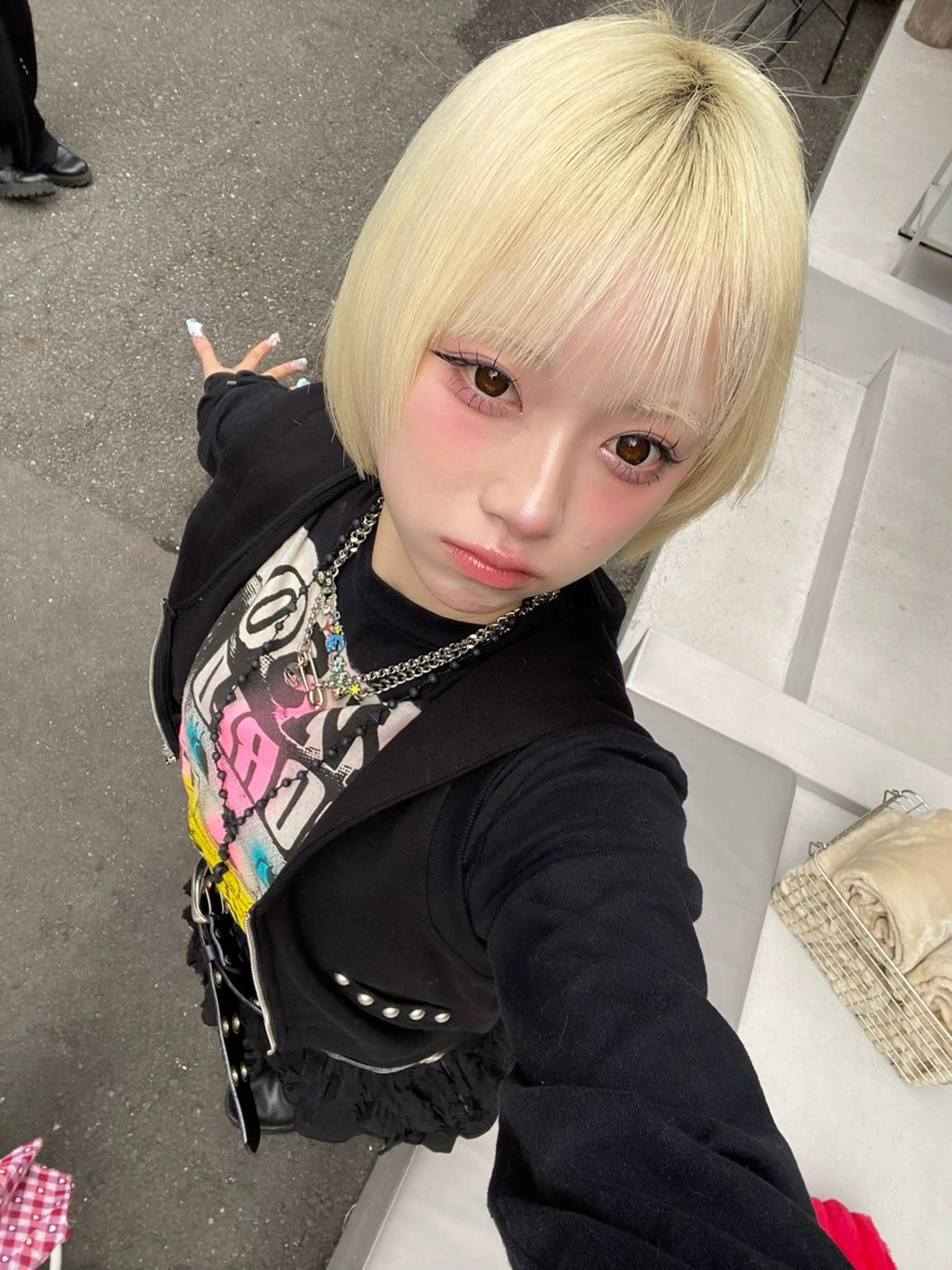 ショート カラー ブリーチ ブロンド ケアブリーチ 透明感カラー ハイトーンカラー カット ヘアカラー 💎透明感カラー特化 💎TAISEIのヘアスタイル