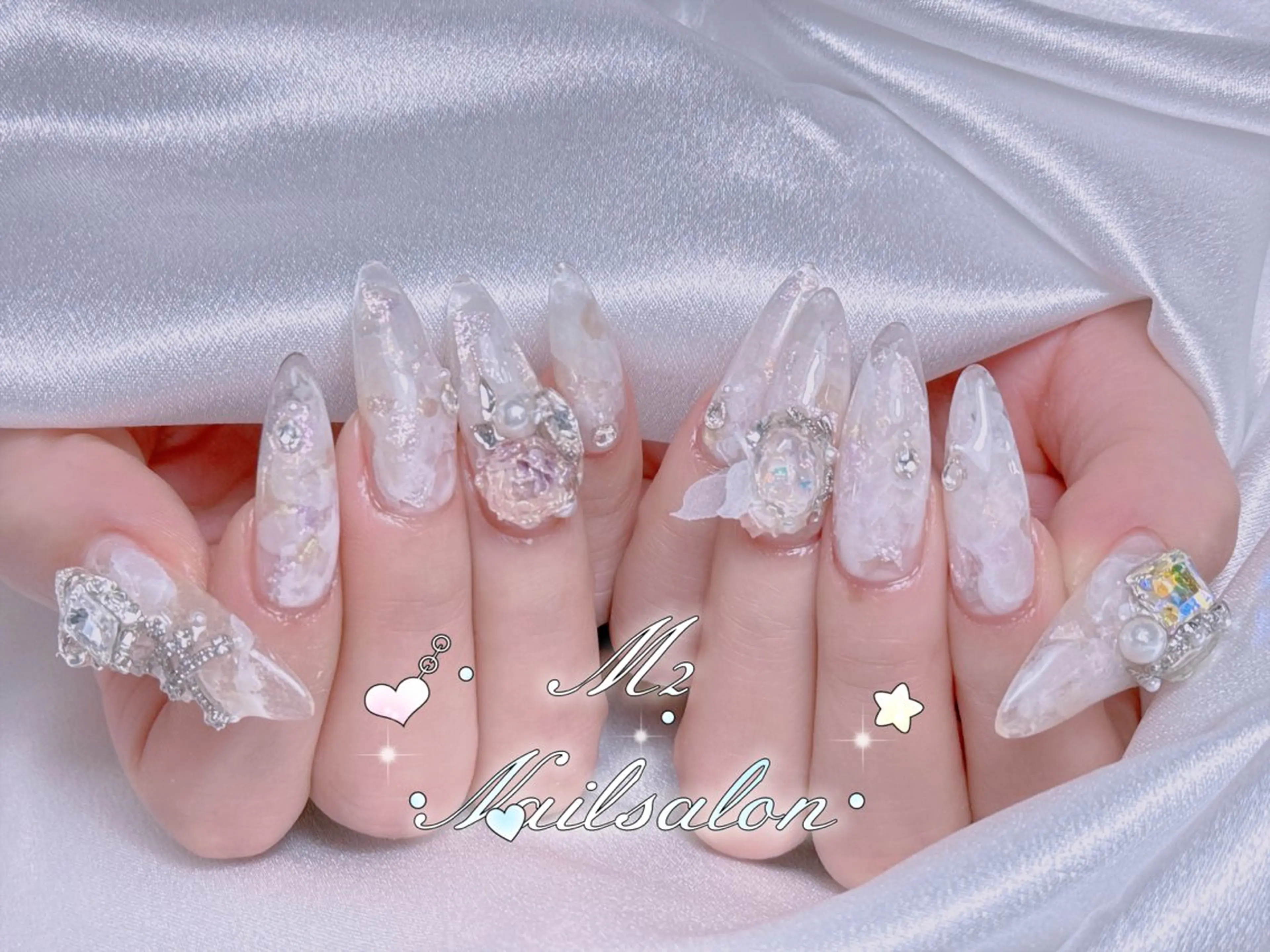 ネイル 長さだし専門店 M2　rikaのネイルデザイン