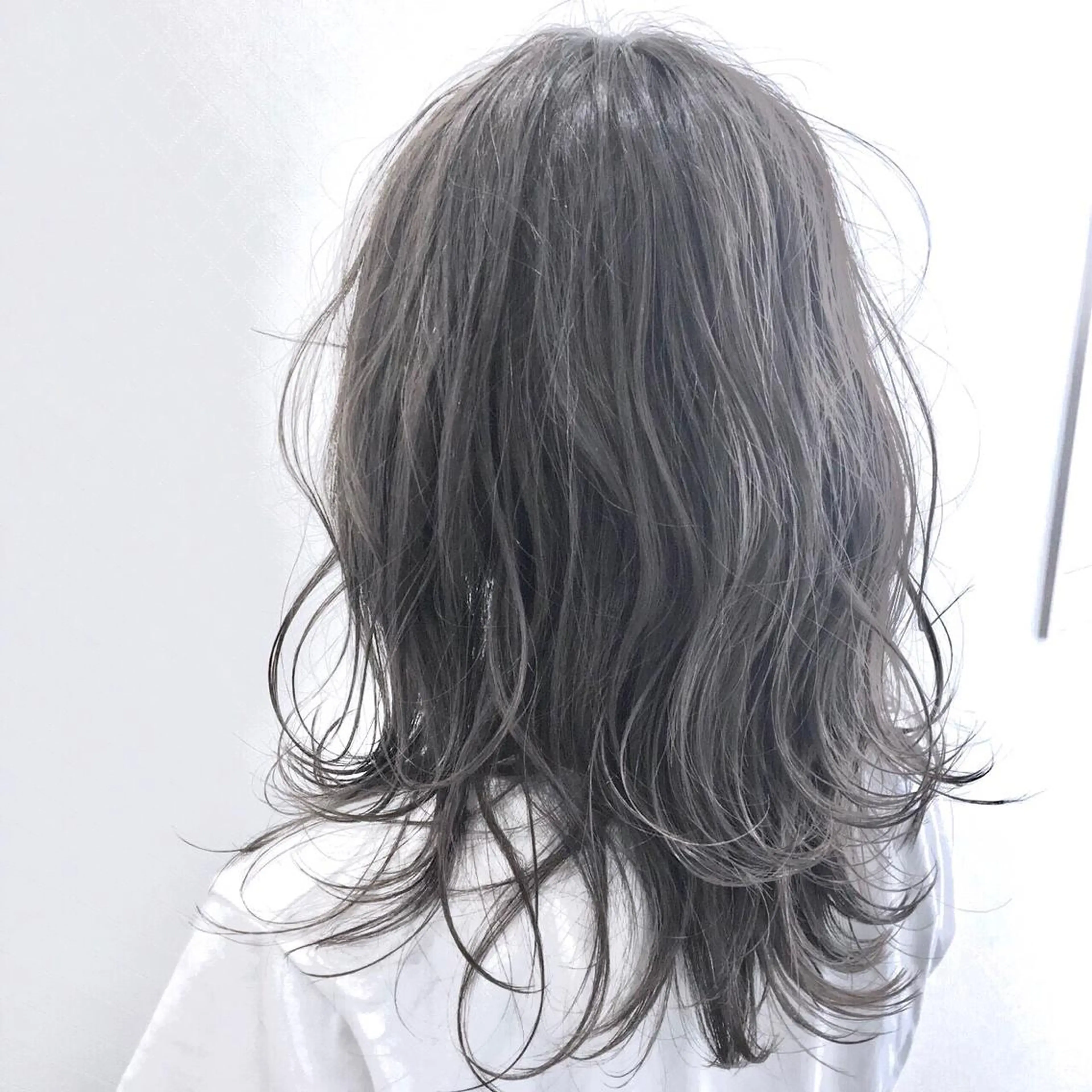 ミディアム カラー パーマ カット パーマ トリートメント エリア人気No.1 美容室Ash西船橋のヘアスタイル