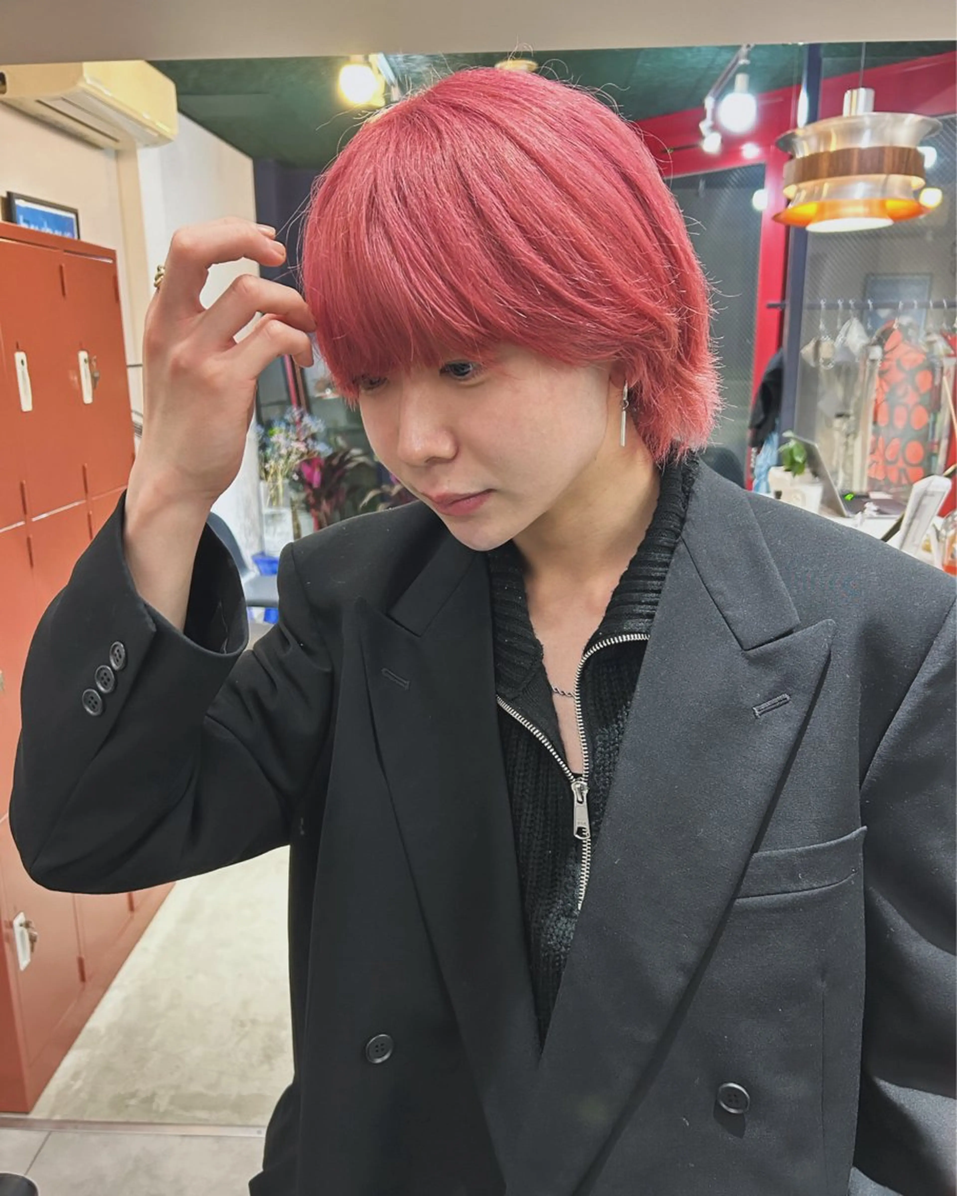 ショート カラー メンズ ナチュラル・ハイトー ン🏆HINOKIのヘアスタイル