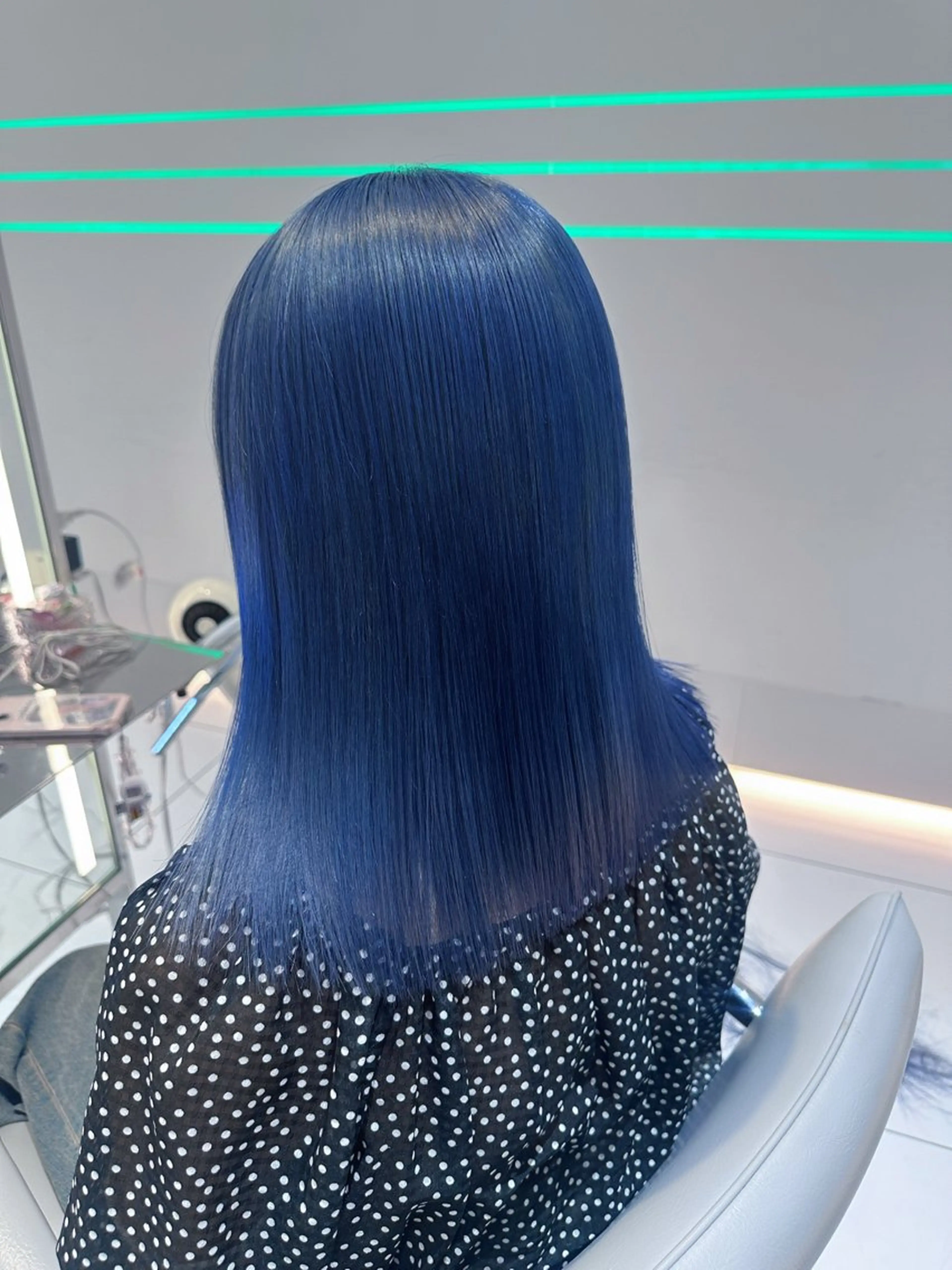 セミロング カラー ヘアカラー YUI/レイヤー/ ハッシュカットのヘアスタイル