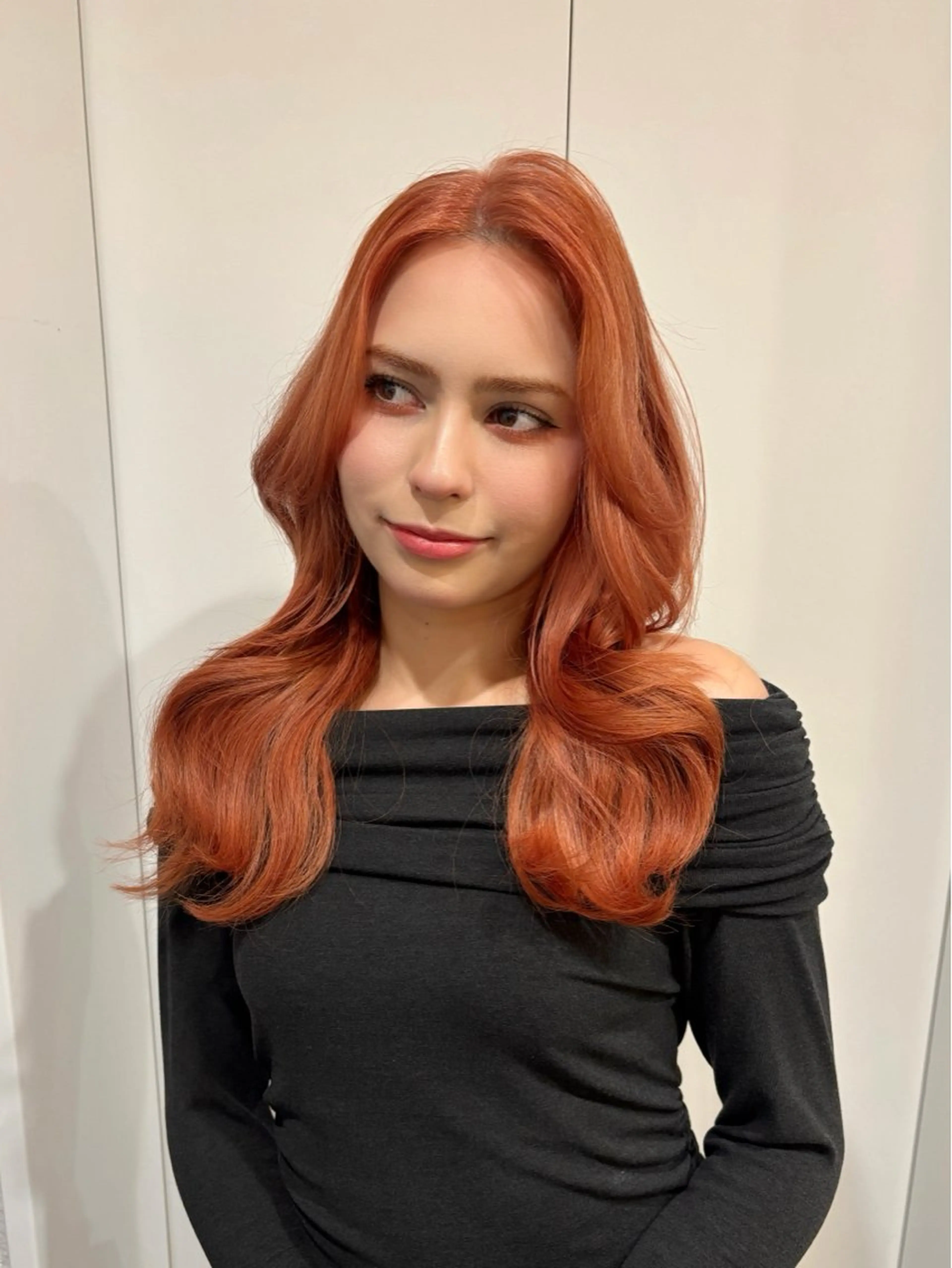 セミロング カラー カット ヘアカラー トリートメント ハイトーン/ウルフ/ レイヤー/Asukaのヘアスタイル