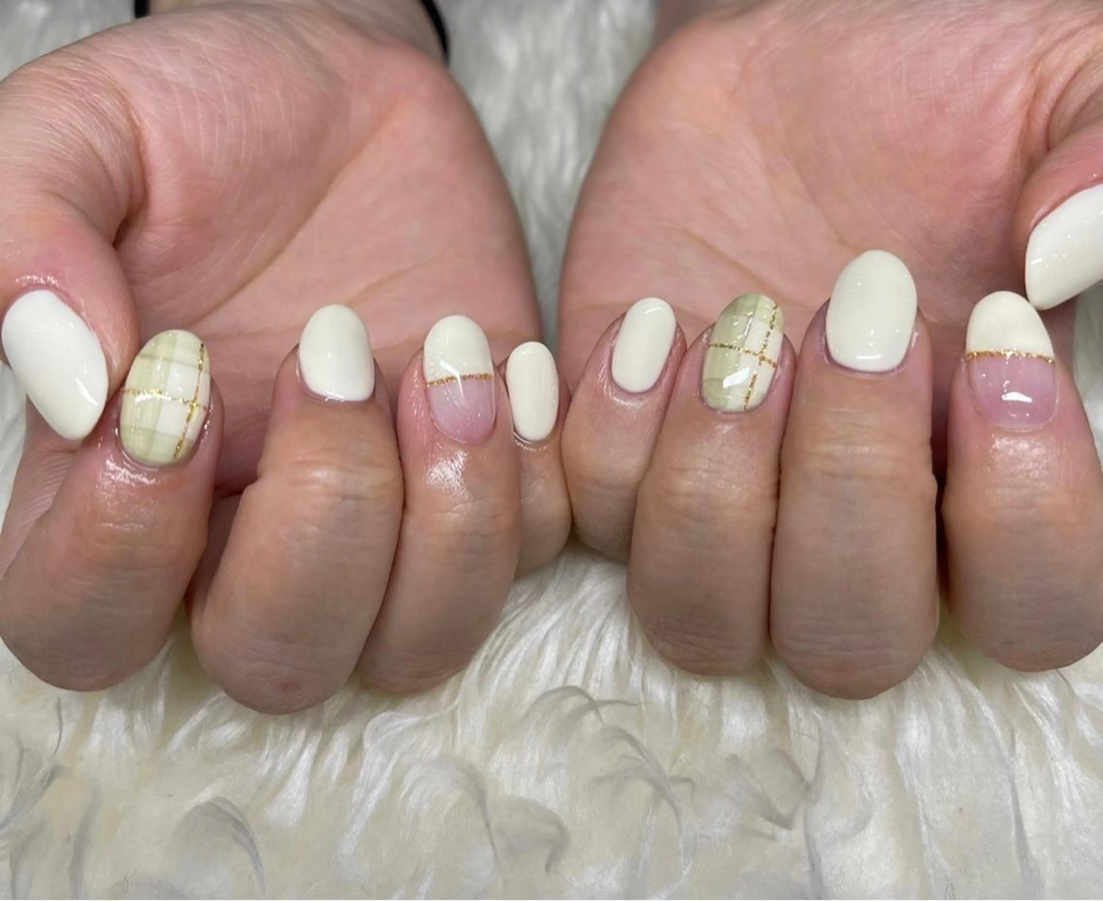 ネイル 長さ出し ジェルネイル 韓国ネイル 持ち込み パラジェル Nail&eye Belire 新宿のネイルデザイン