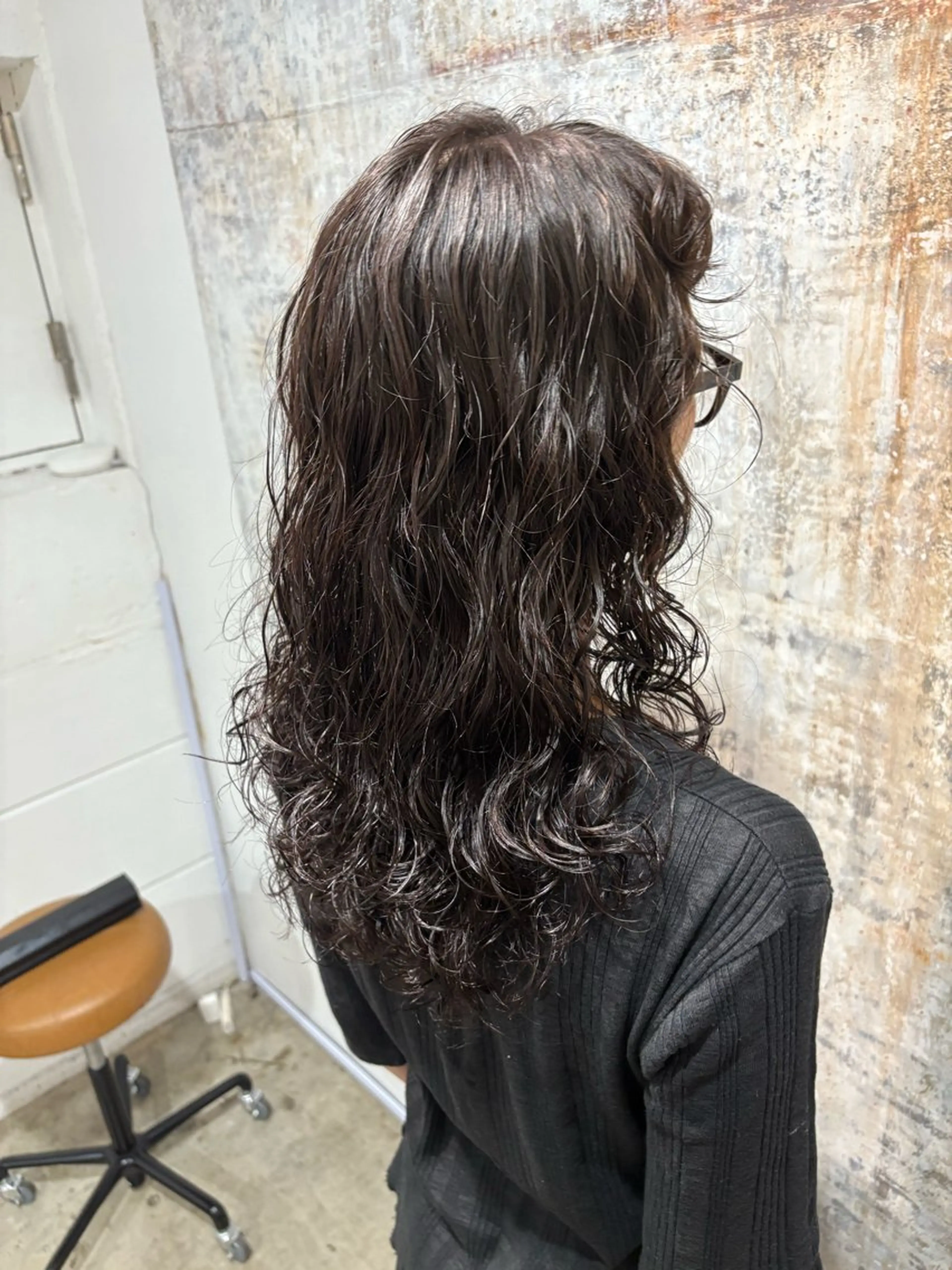 ロング パーマ ボブ ウルフカット スパイラルパーマ 【お洒落パーマ】 Elme　肥塚康汰郎のヘアスタイル