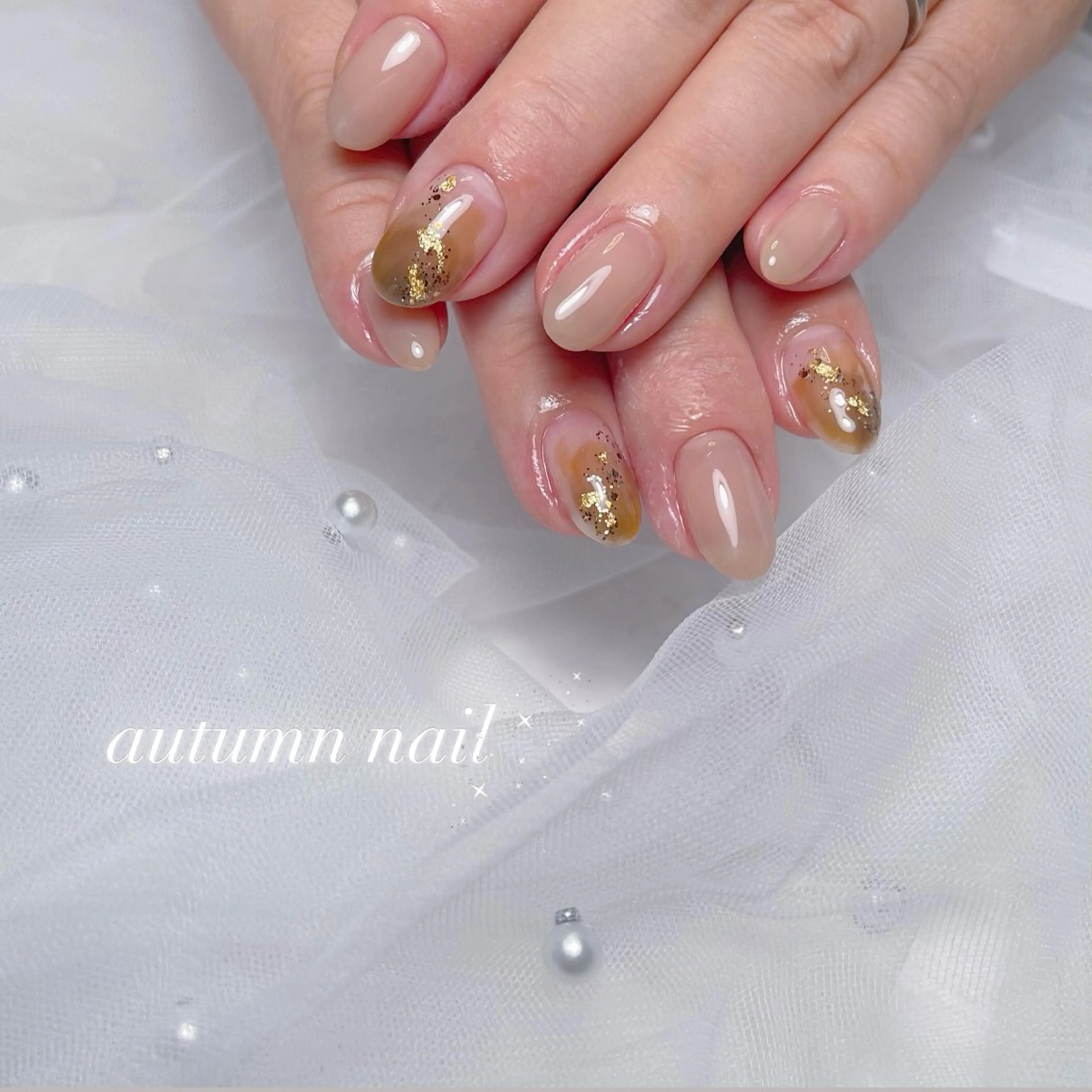 ネイル 長さ出し ジェルネイル 韓国ネイル パラジェル シンプルネイル ハンドネイル RE SALONのネイルデザイン