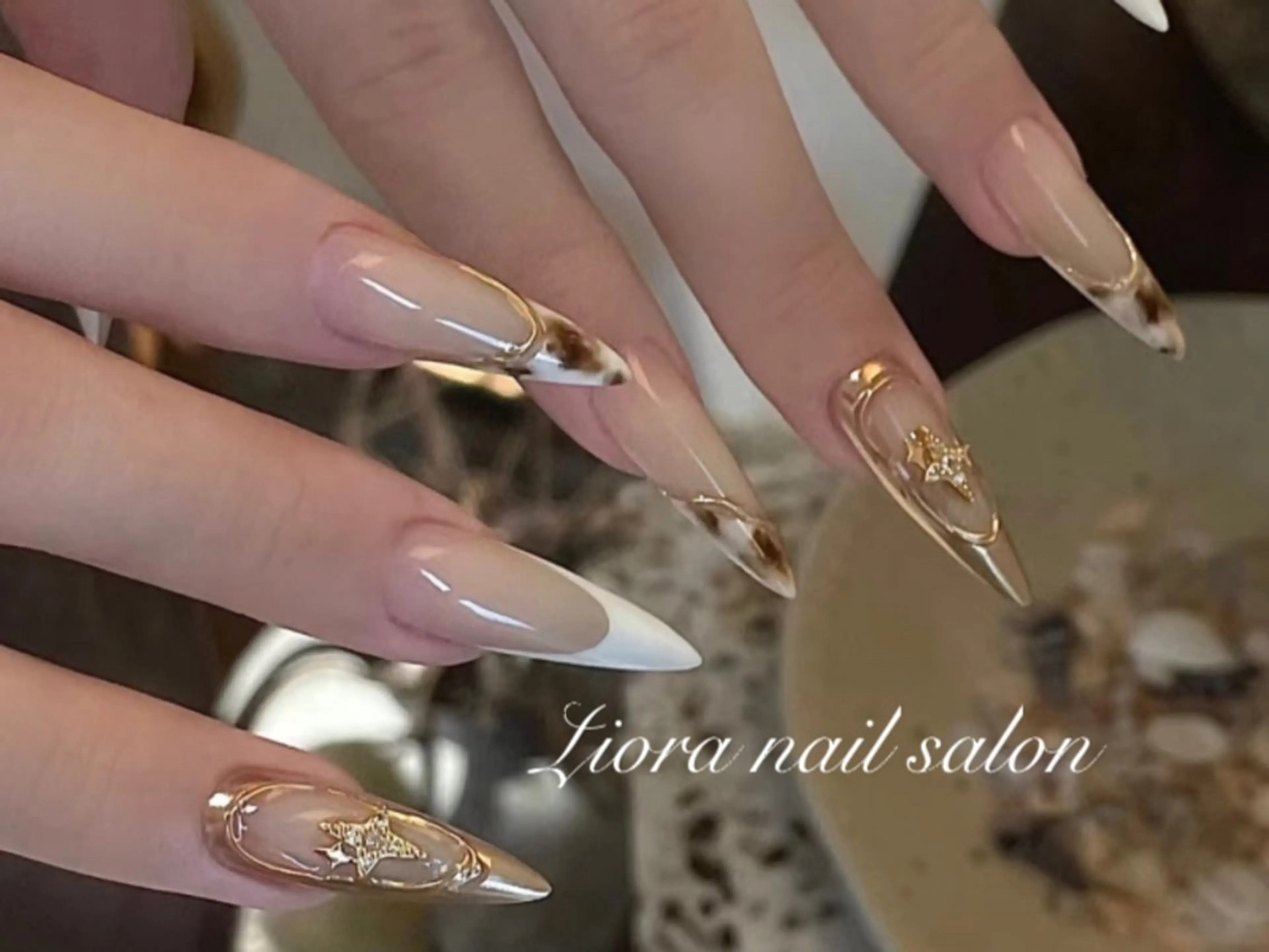 ネイル チークネイル フットネイル フレンチネイル ジェルネイル ガーリー ハンドネイル Liora nail スカルプ専門店のネイルデザイン