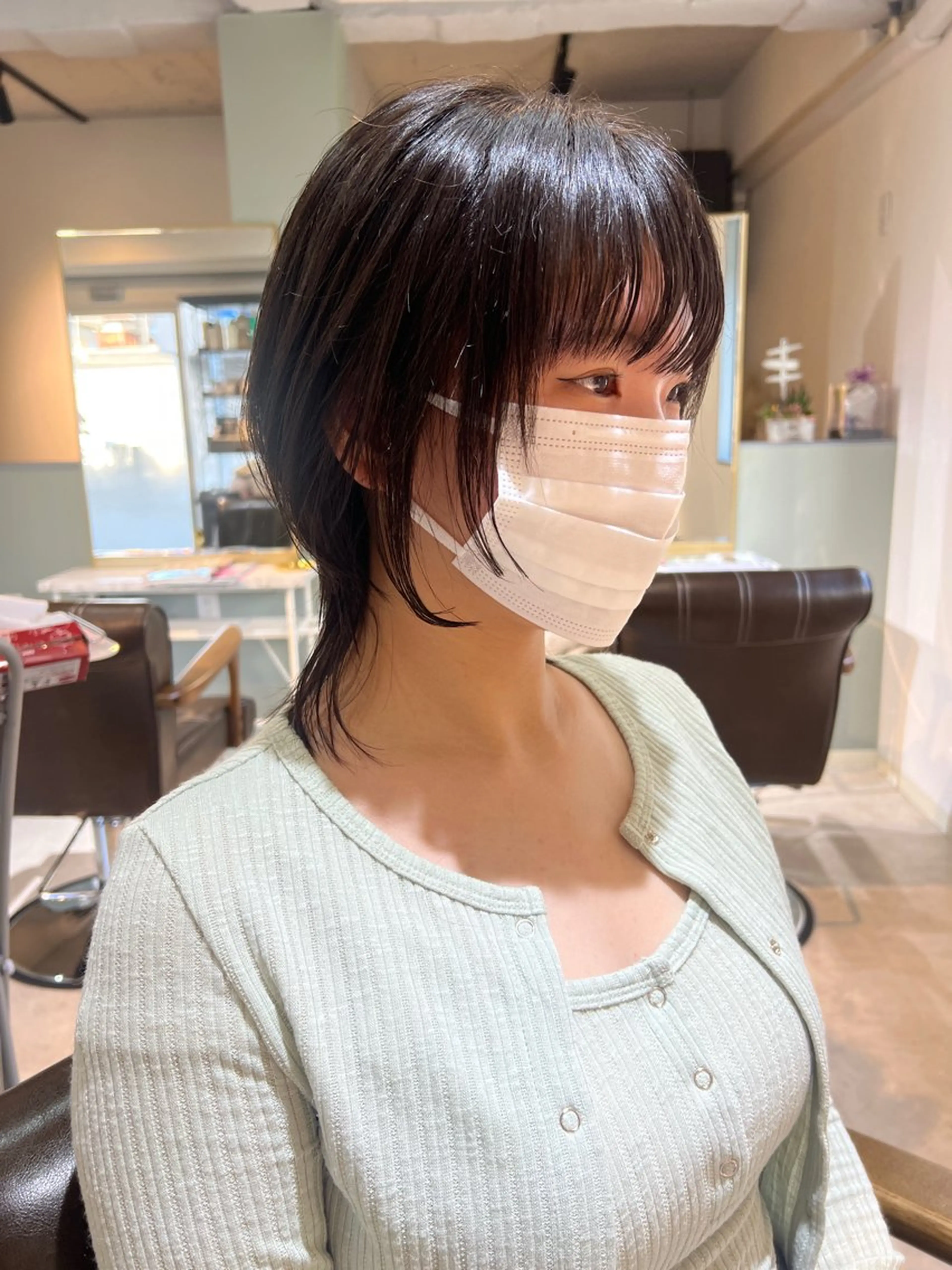 ショート レイヤーカット ウルフカット ウルフレイヤー Mirror'所属・ショート/韓国ヘア 押本恵一のヘアスタイル