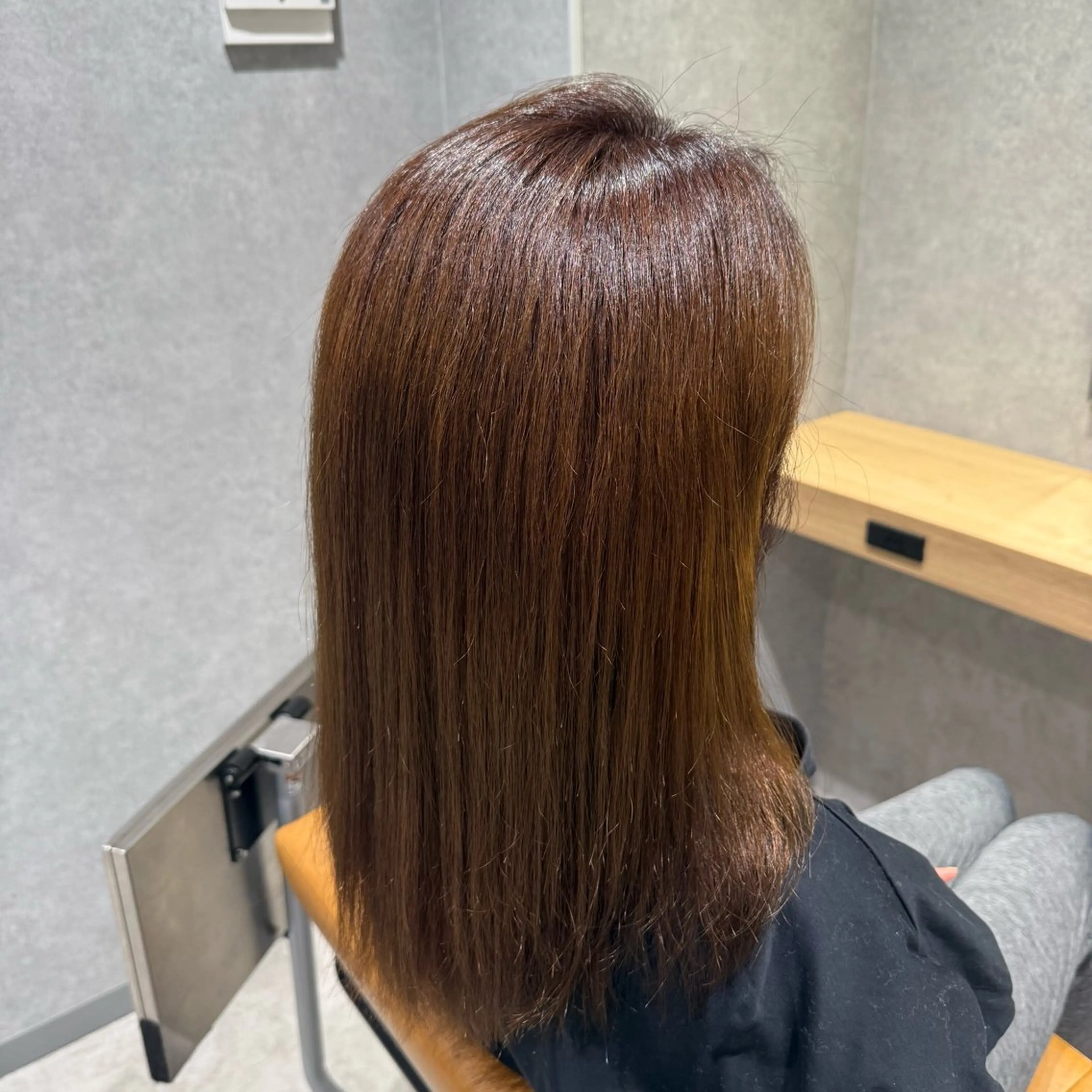 ミディアム ヘアカラー 須田 柚希のヘアスタイル