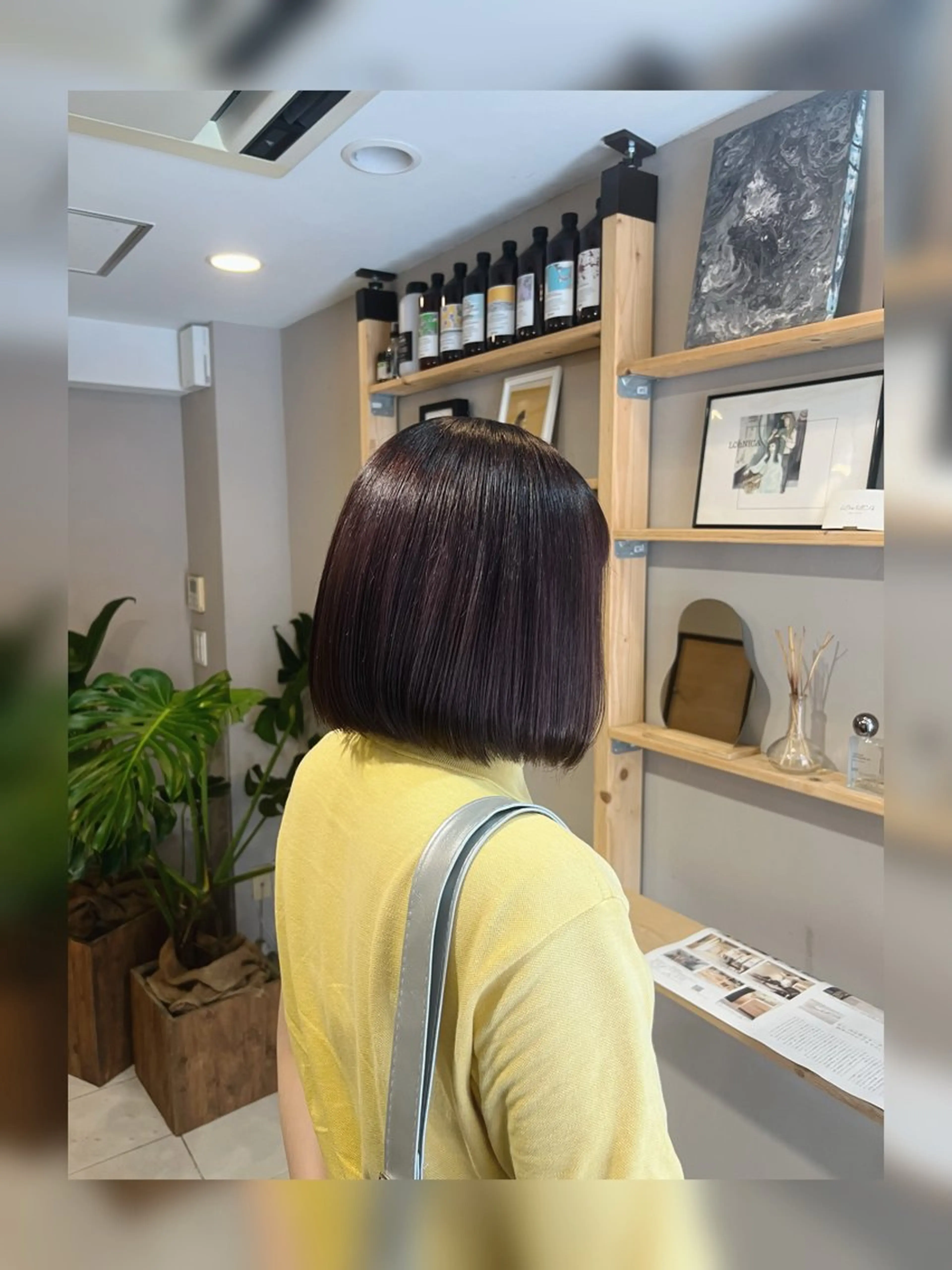 ショート カラー ベージュカラー 透明感カラー ラベンダーカラー ラベンダーベージュ ボブ れむ/ブロンド ブリーチカラーのヘアスタイル