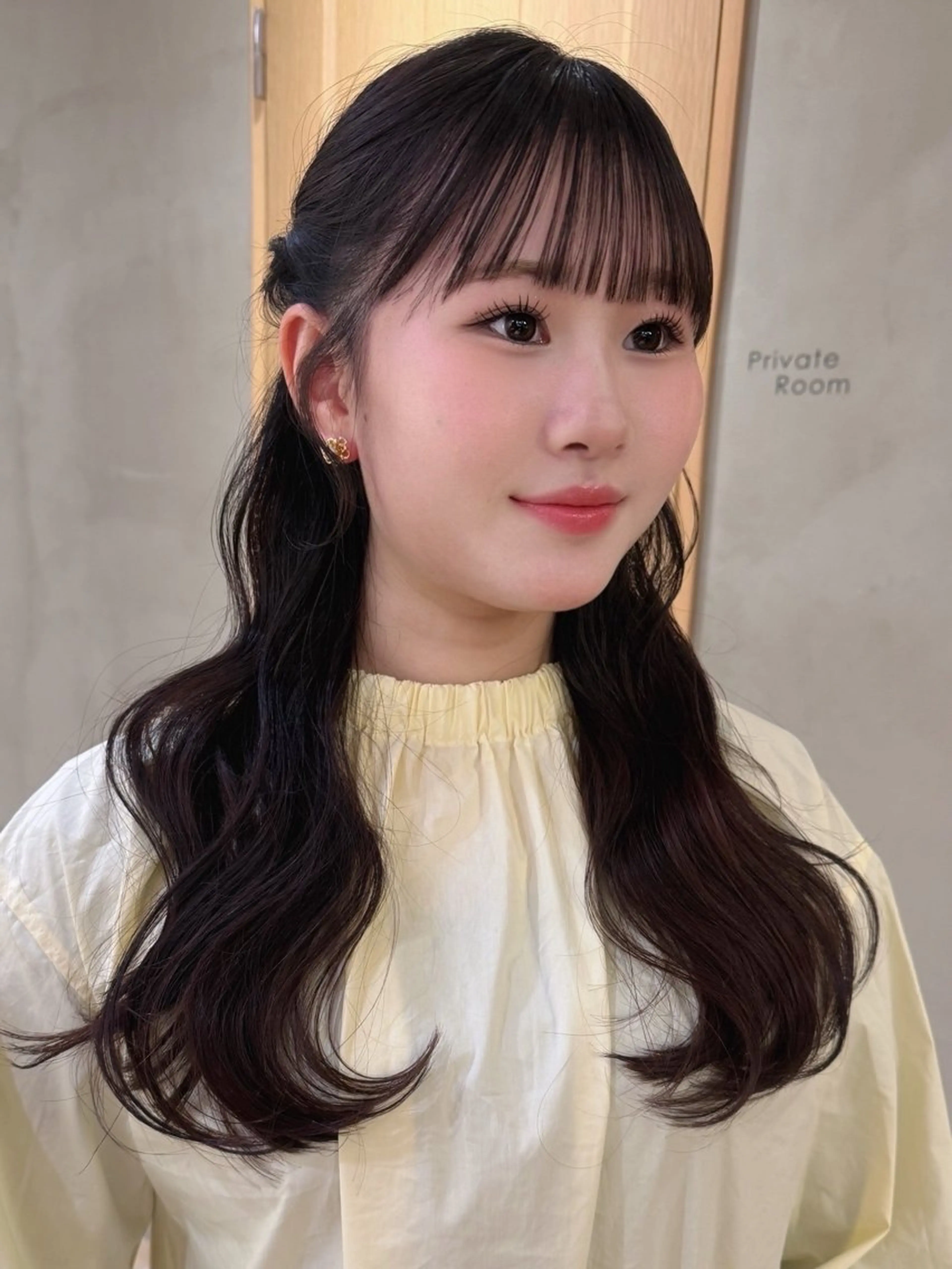 ヘアアレンジ 透明感/レイヤー🎀 春カラー/エリコ🌈のヘアスタイル