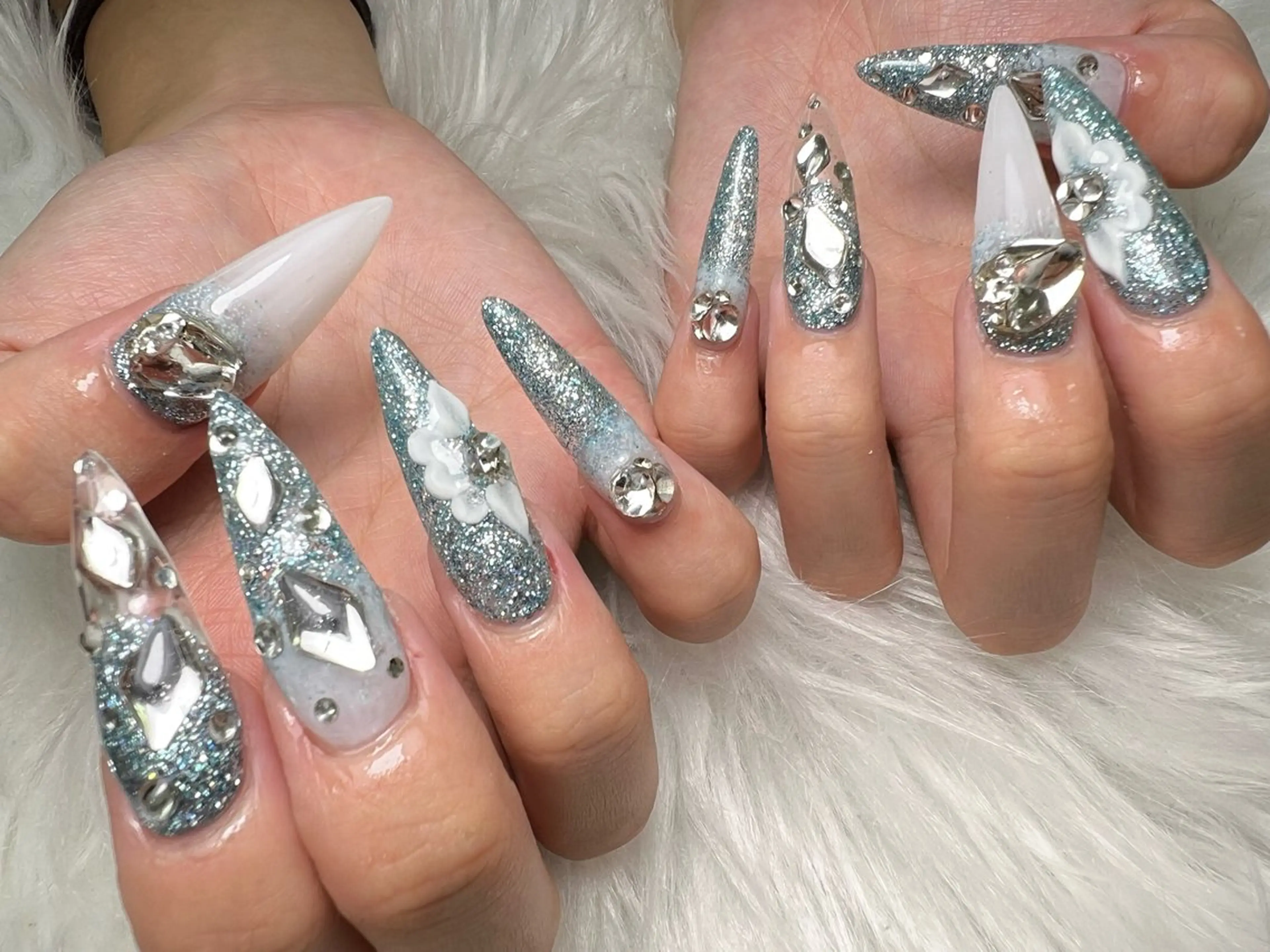 ネイル ハンドネイル Mana‪ ‪·͜· ❤︎‬のネイルデザイン