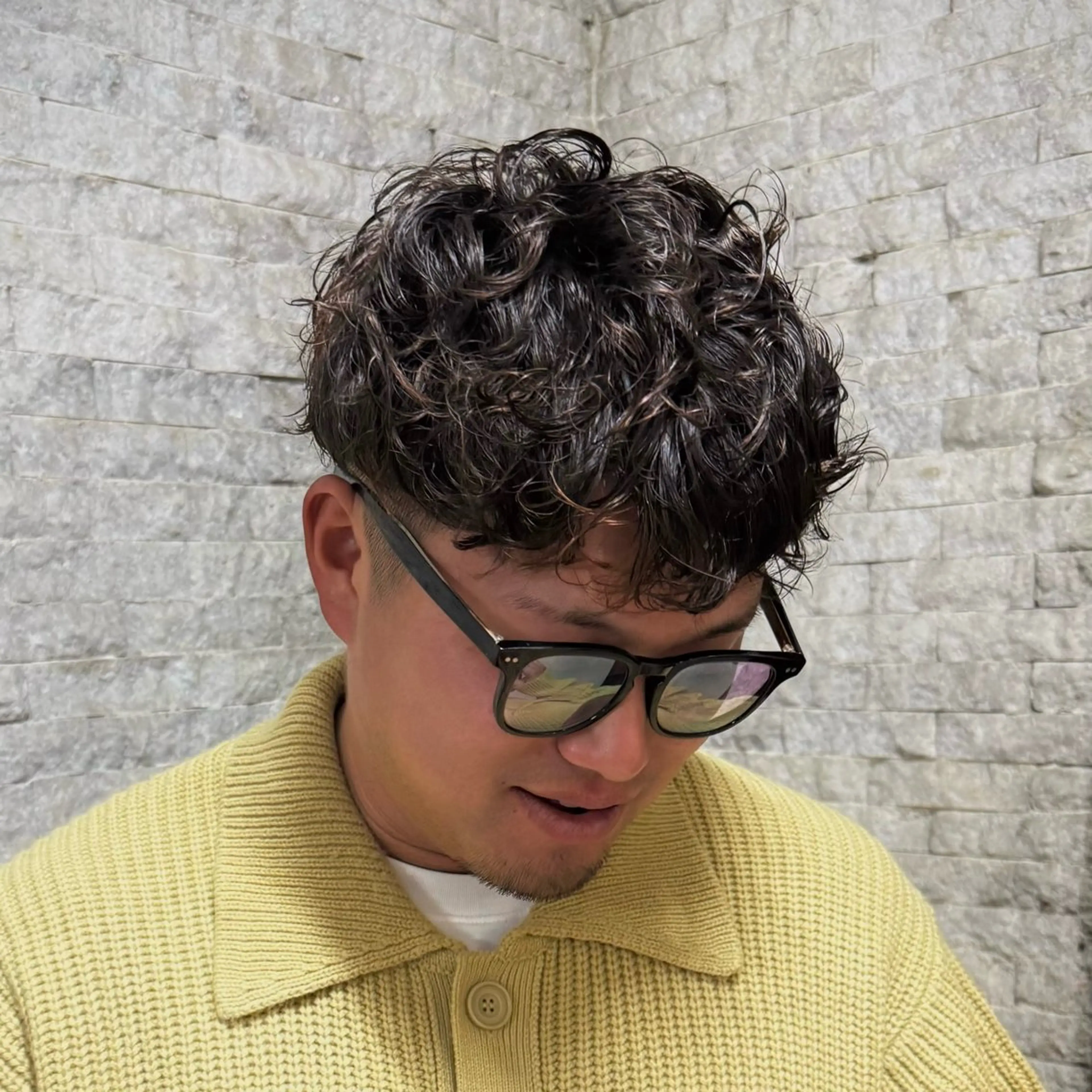 パーマ メンズ カット パーマ INORI|レイヤー |ハッシュカットのヘアスタイル