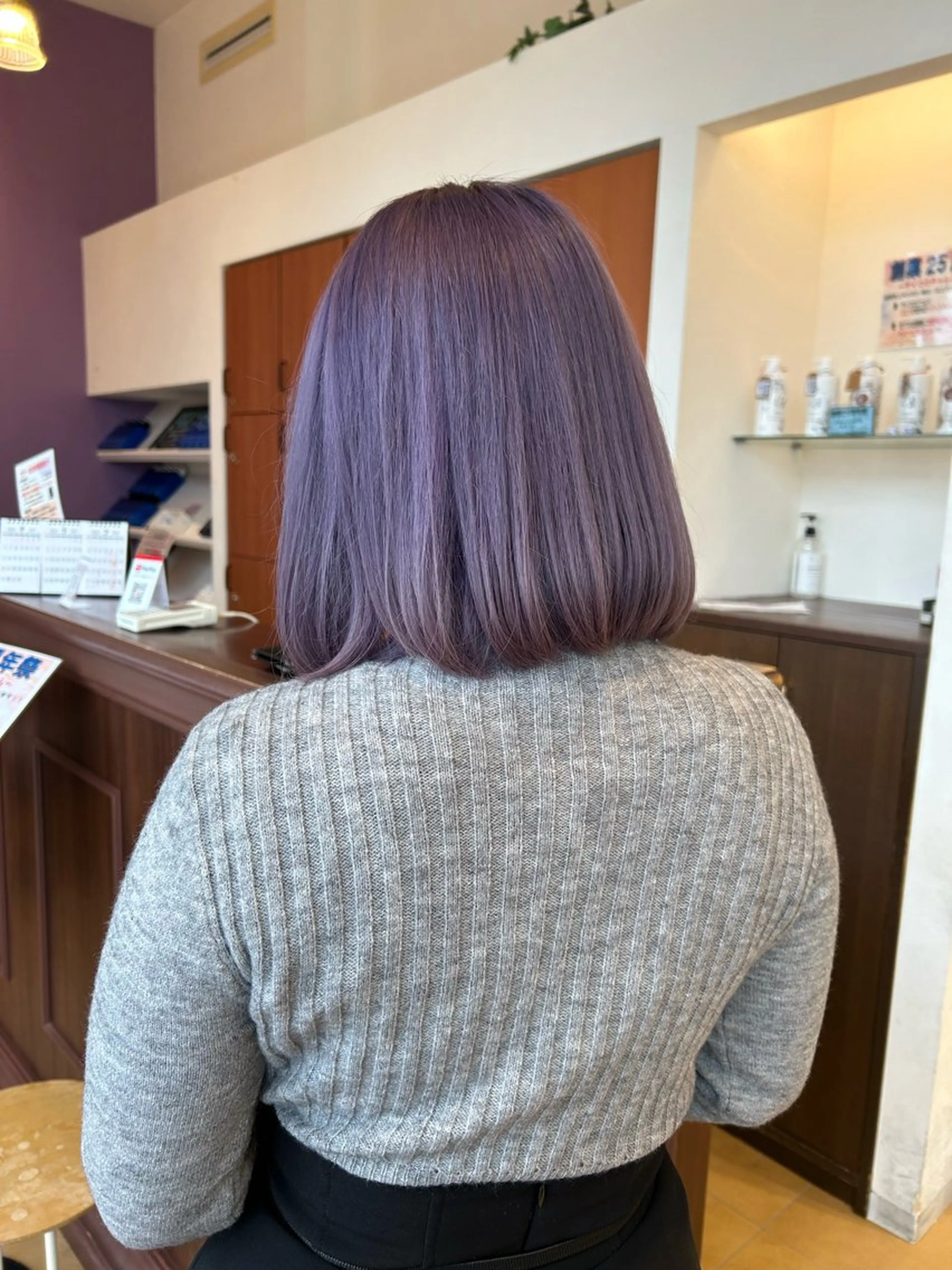 カラー ヘアカラー 今中 紗英のヘアスタイル