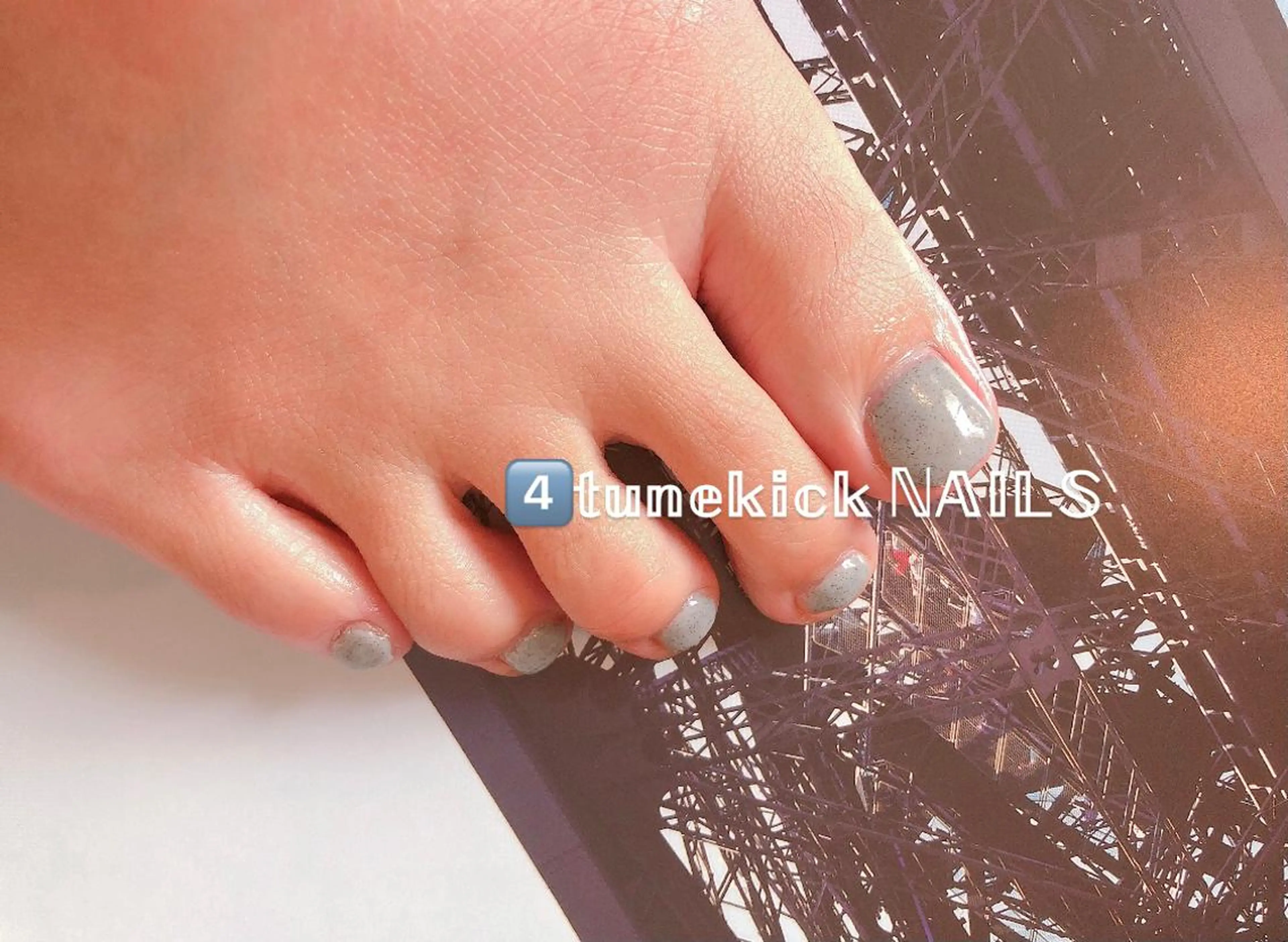 ネイル フットネイル 4tunekick NAILS(フォーチュンキックネイルズ)所属・光森 淳子のネイルデザイン