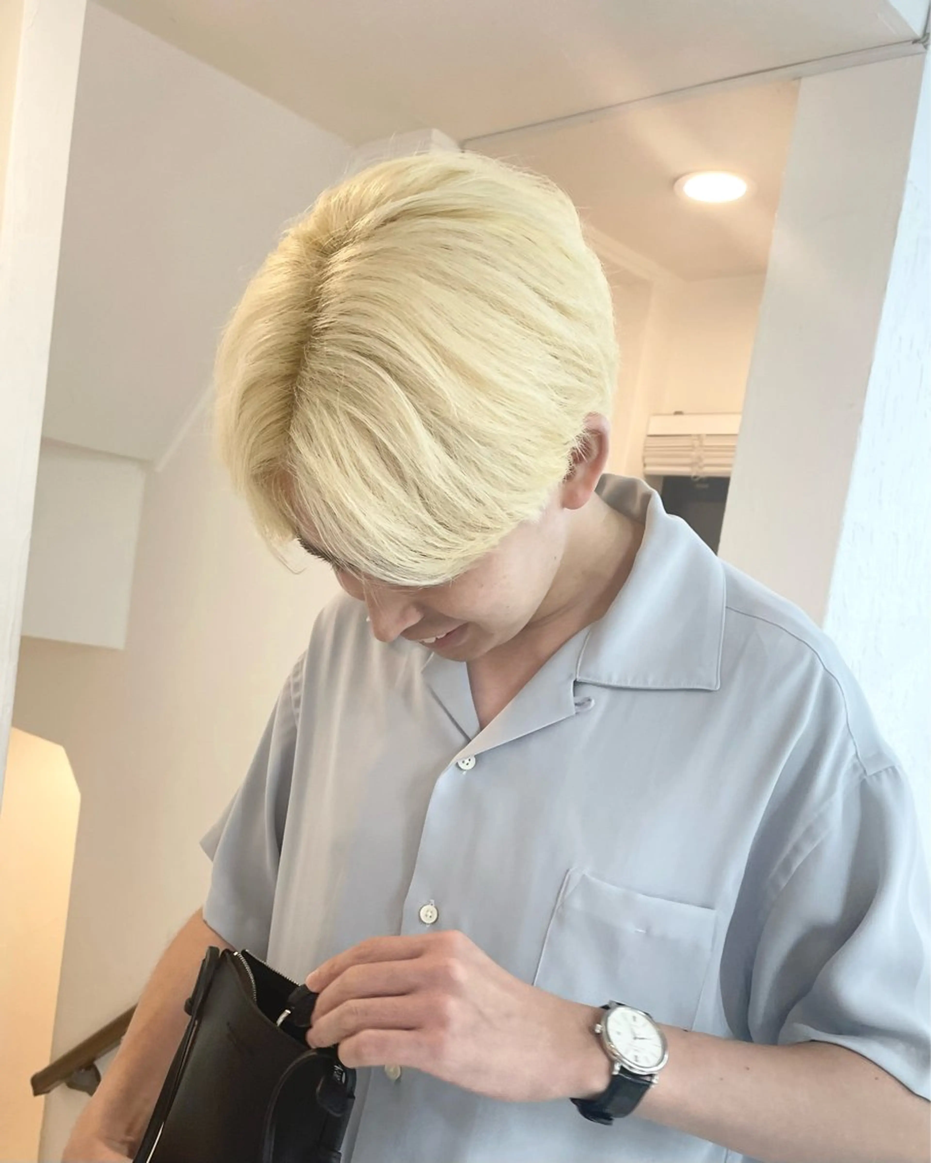 "メンズ限定⚡️＂カット&ケアブリーチ ダブルカラー(ケアカラー無料)+ トリートメント／【渋谷/原宿/表参道/青山】の写真