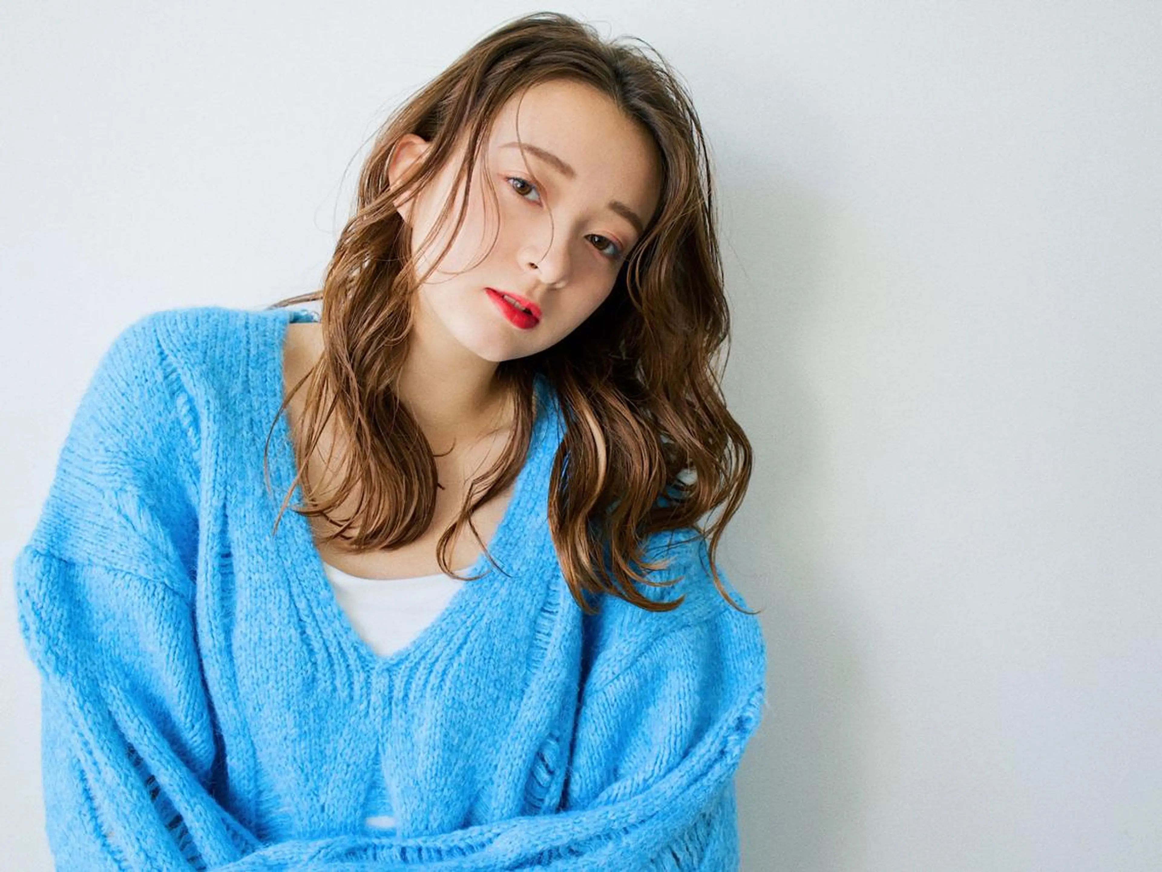 ミディアム amie 錦糸町のヘアスタイル