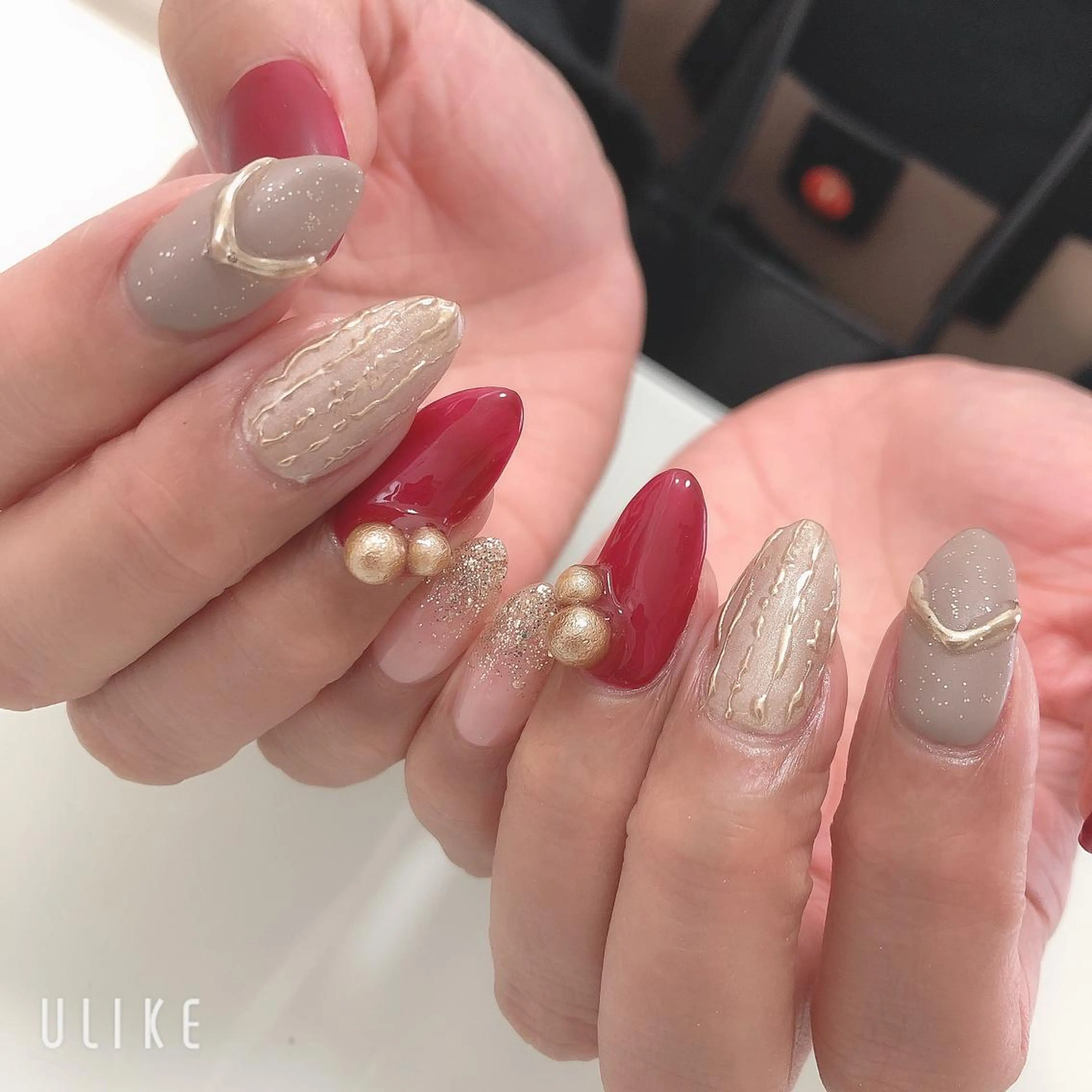 ネイル ジェルネイル 韓国ネイル ミラーネイル 持ち込み ニュアンスネイル Azulsou 廣川愛のネイルデザイン