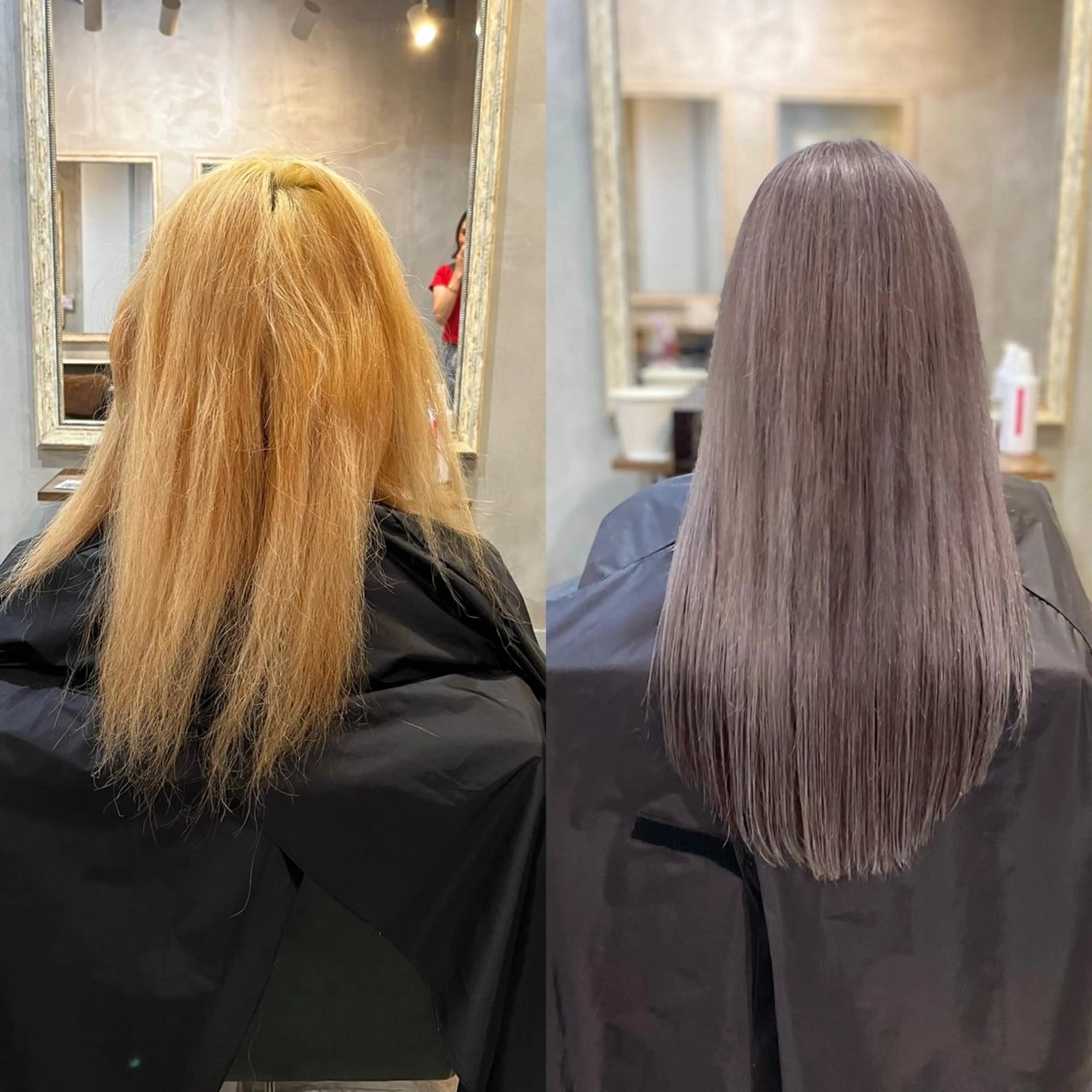 セミロング カラー ヘアカラー エクステ カラー&プルエクステ 大人気！！のヘアスタイル