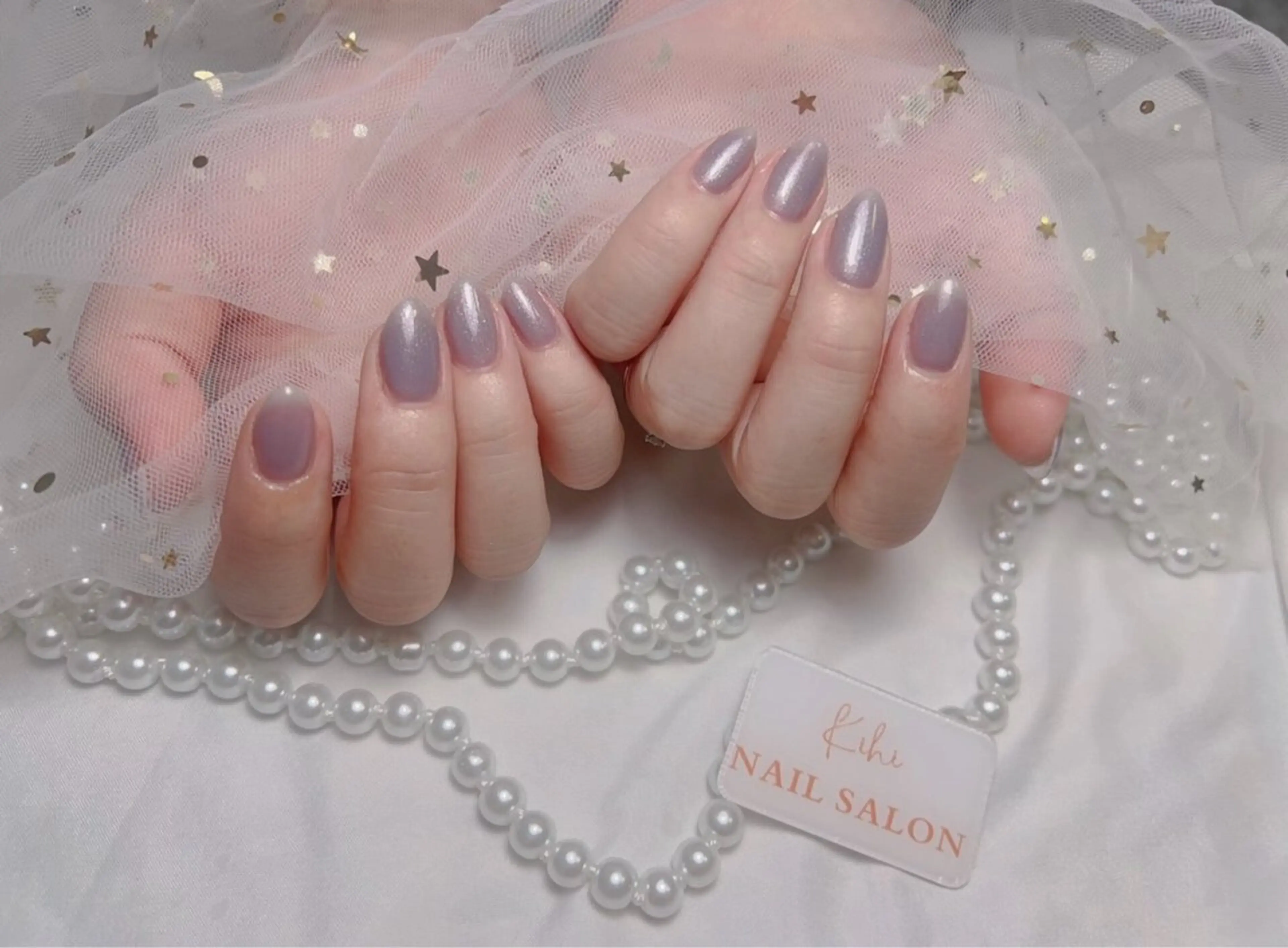 ネイル フレンチネイル ジェルネイル グラデーション キラキラネイル 韓国ネイル 清水 ユナのネイルデザイン