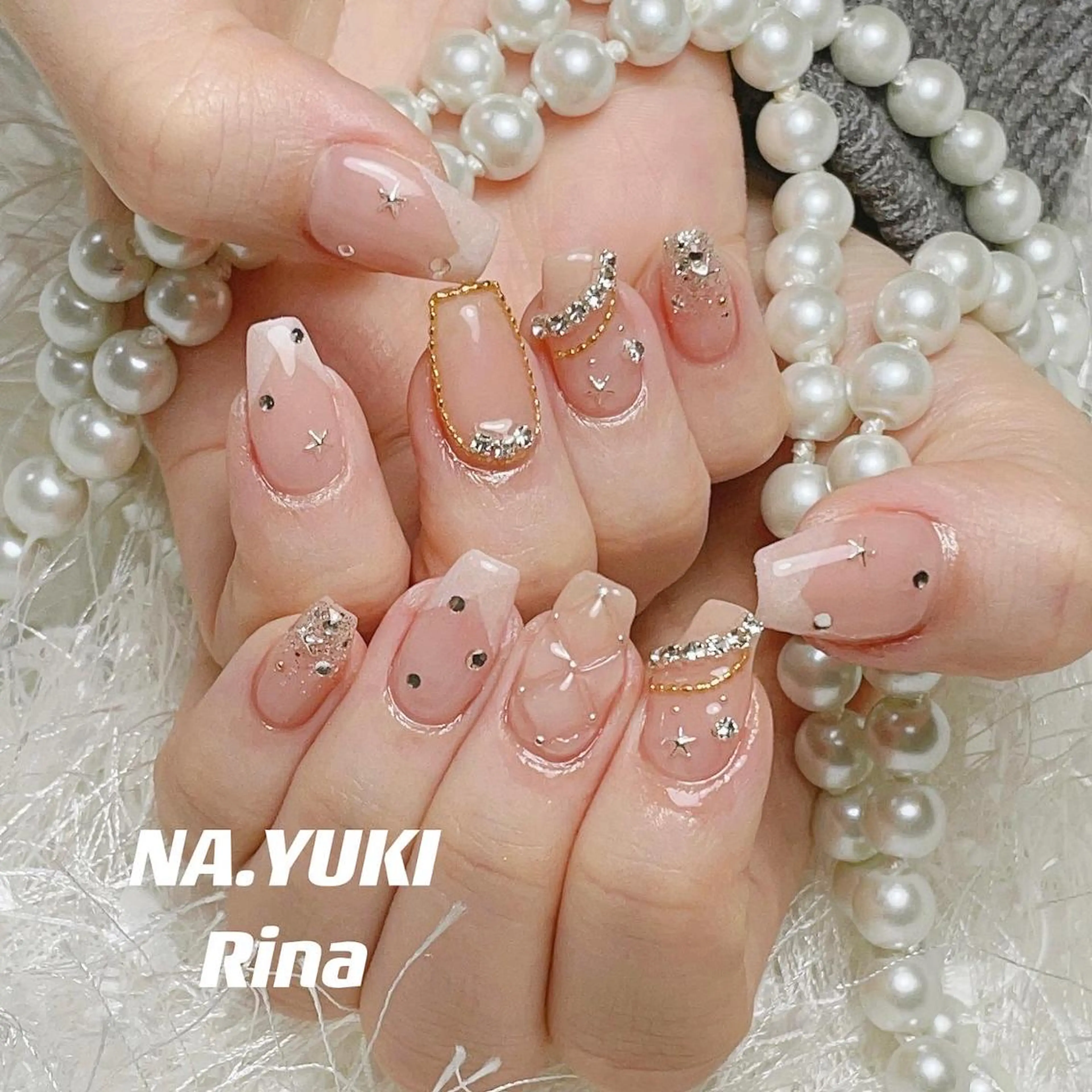 ネイル ミディアム ハンドネイル ハンドケア ナユキNA.YUKI 池袋店のネイルデザイン