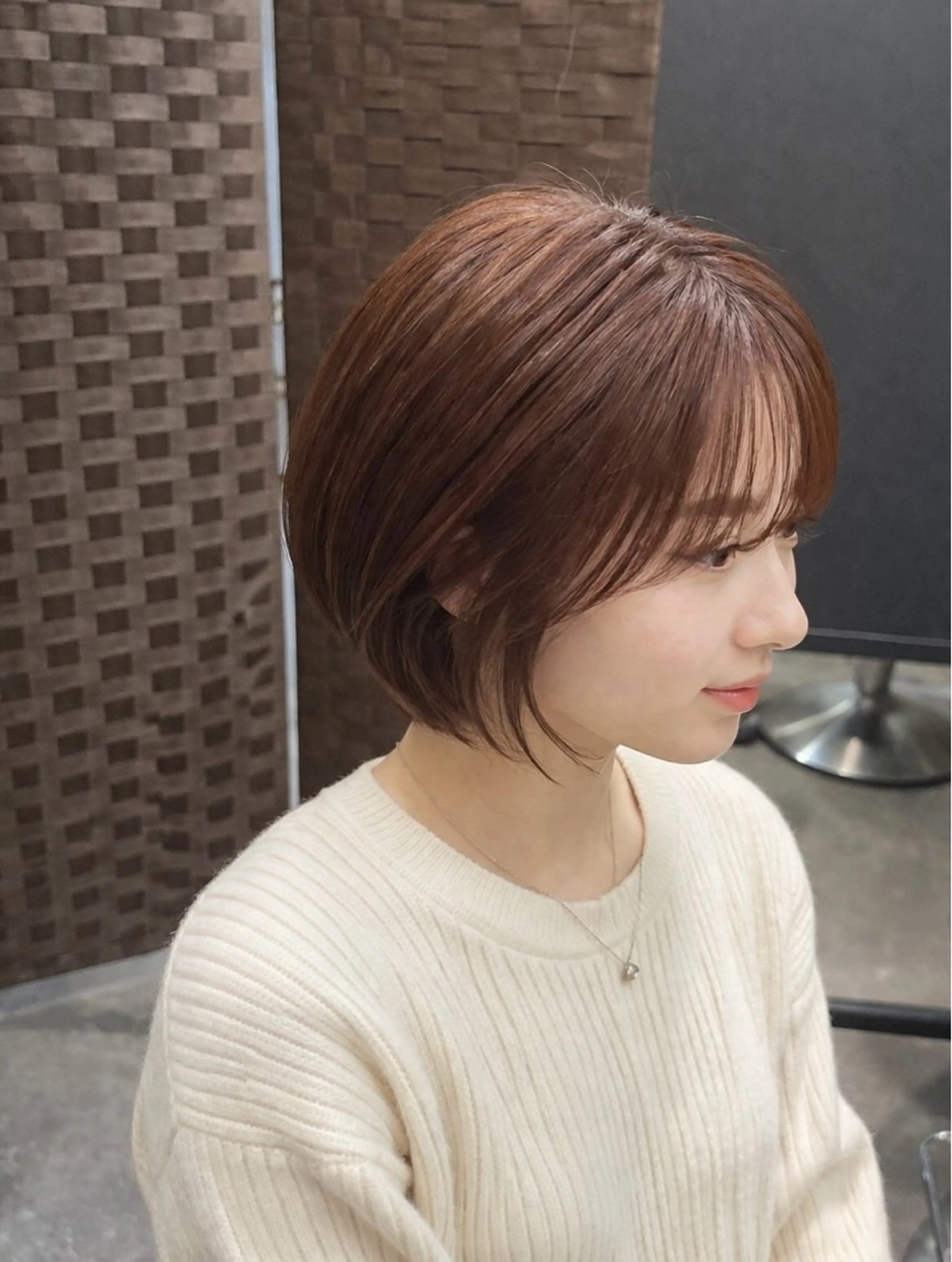 ショート ショートボブ ボブ ショートヘア カット ヘアカラー AVANCE.PRODUCED by EGAO所属・長谷 朋美のヘアスタイル