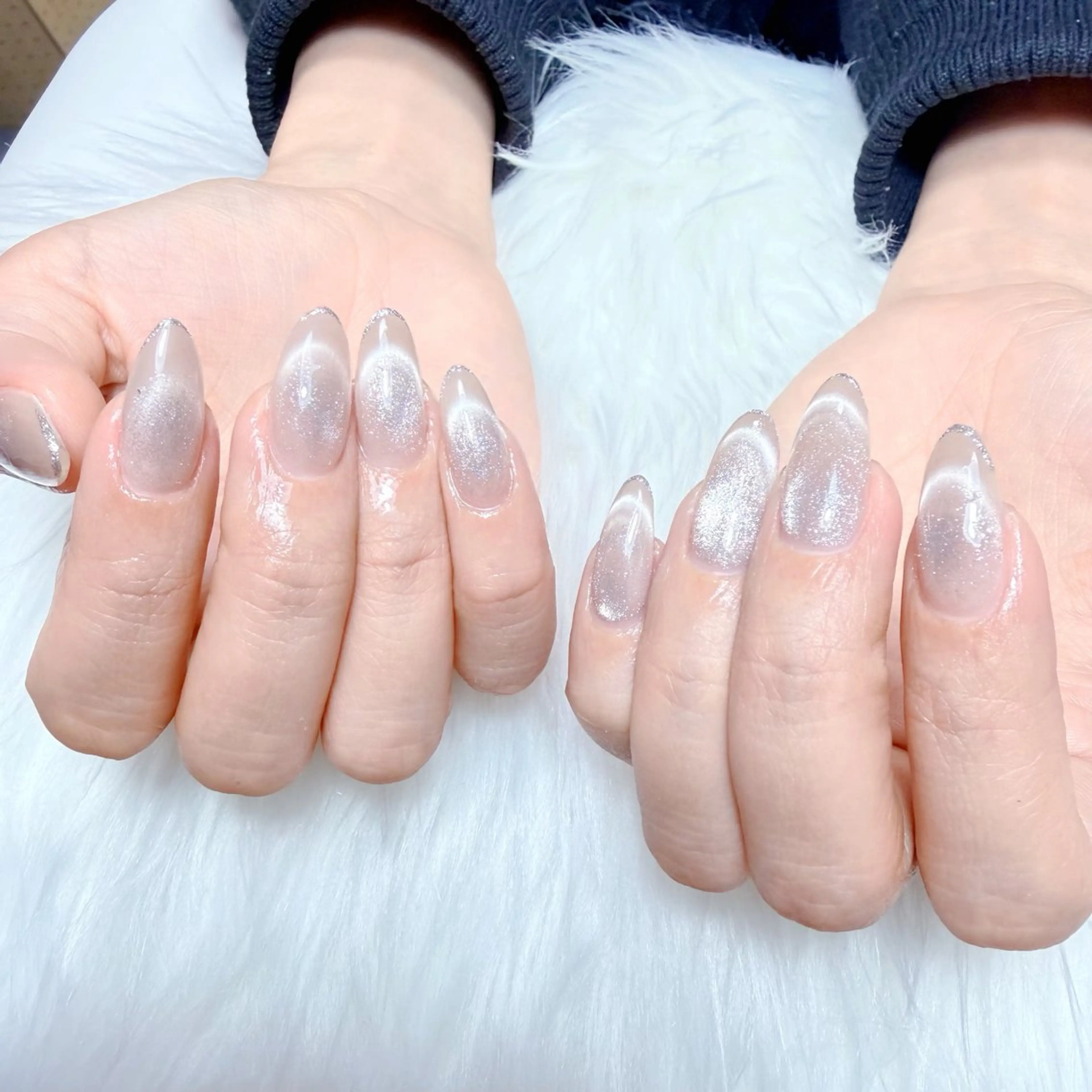 ネイル ジェルネイル ロングネイル ニュアンスネイル ワンカラーネイル シンプルネイル Kora Nailのネイルデザイン