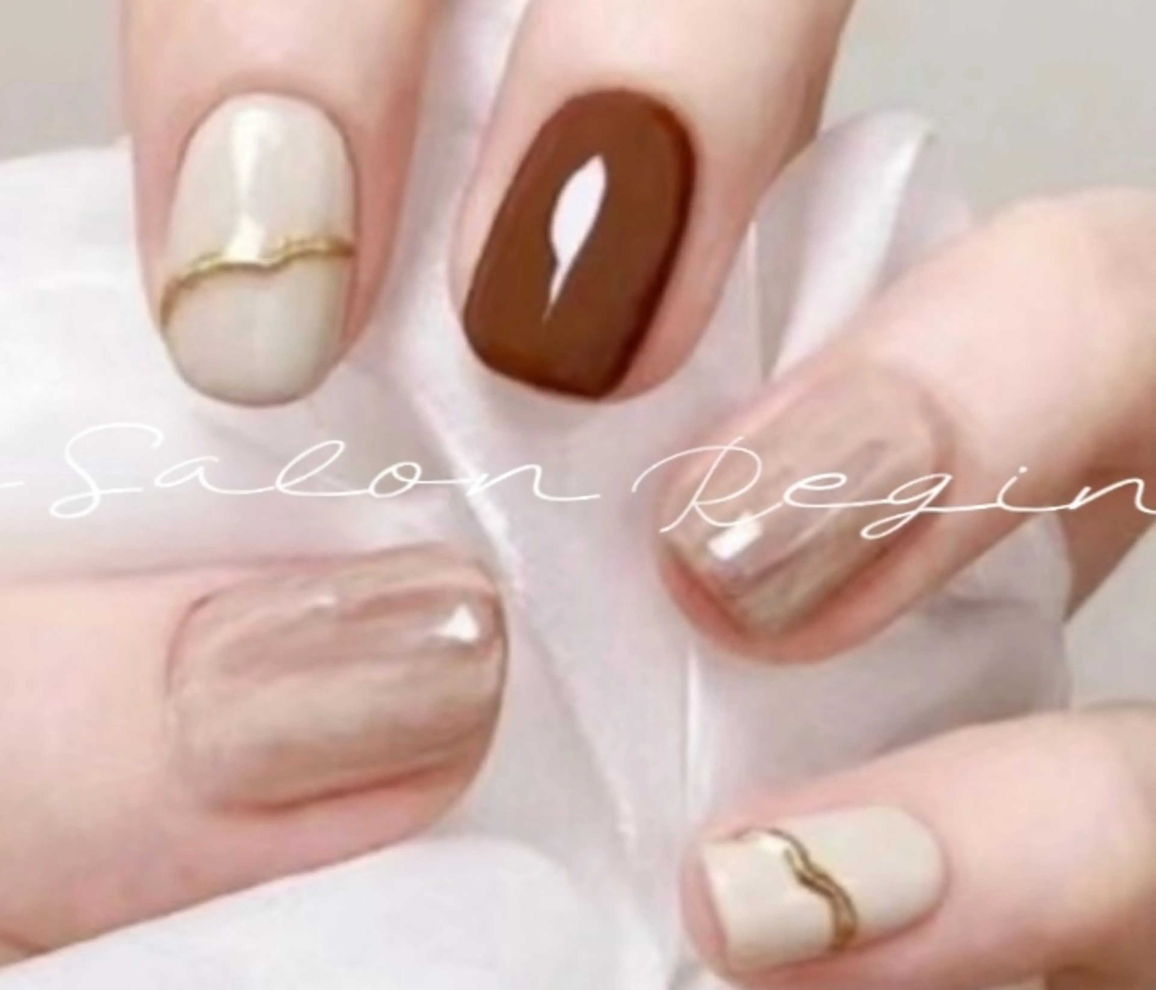 ネイル チークネイル クリアネイル フレンチネイル ジェルネイル マグネットネイル N.S.R 上野御徒町のネイルデザイン
