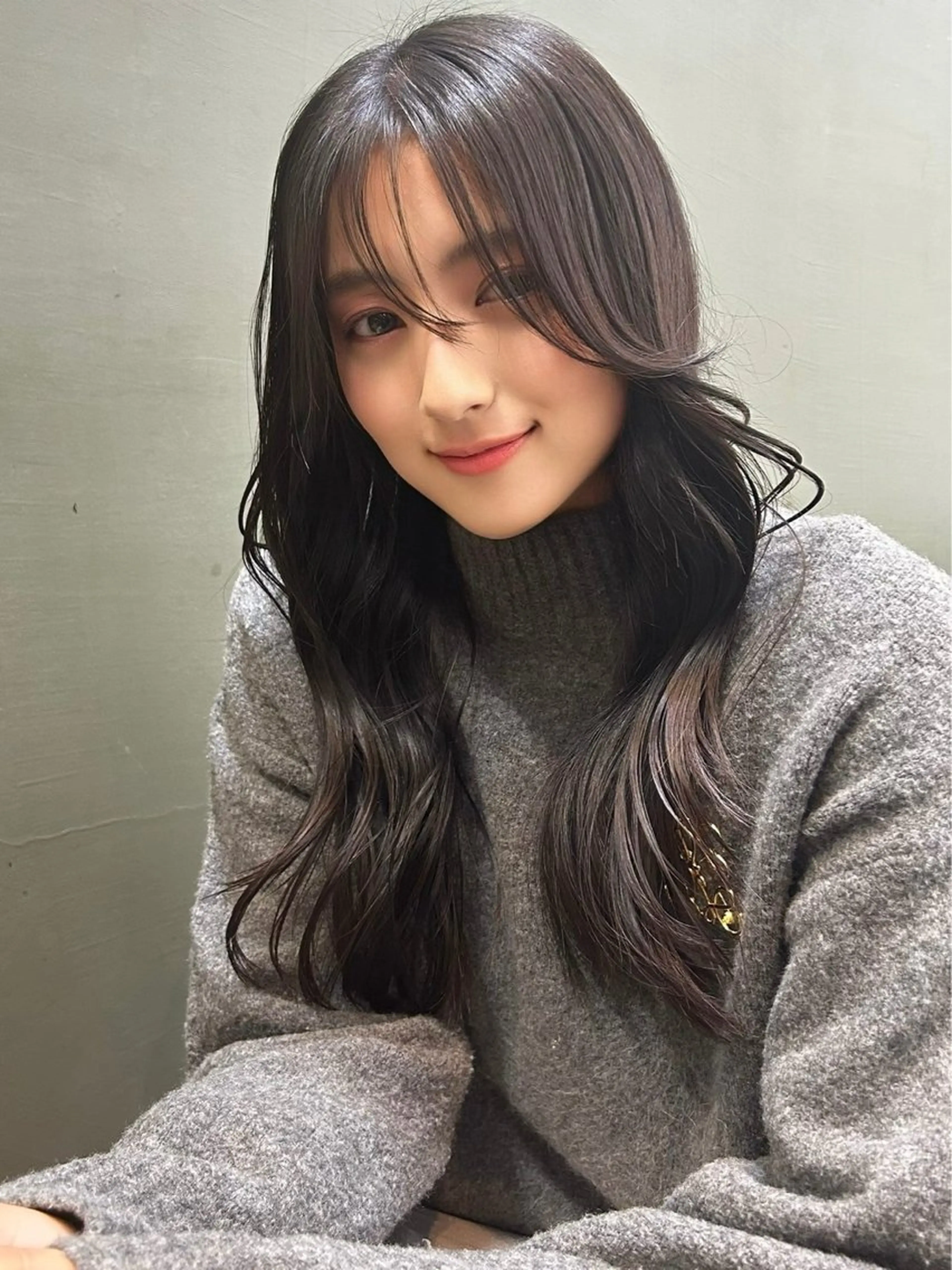 ロング 髪質改善 ANFINI所属・ボブ・レイヤー 田中 励也のヘアスタイル