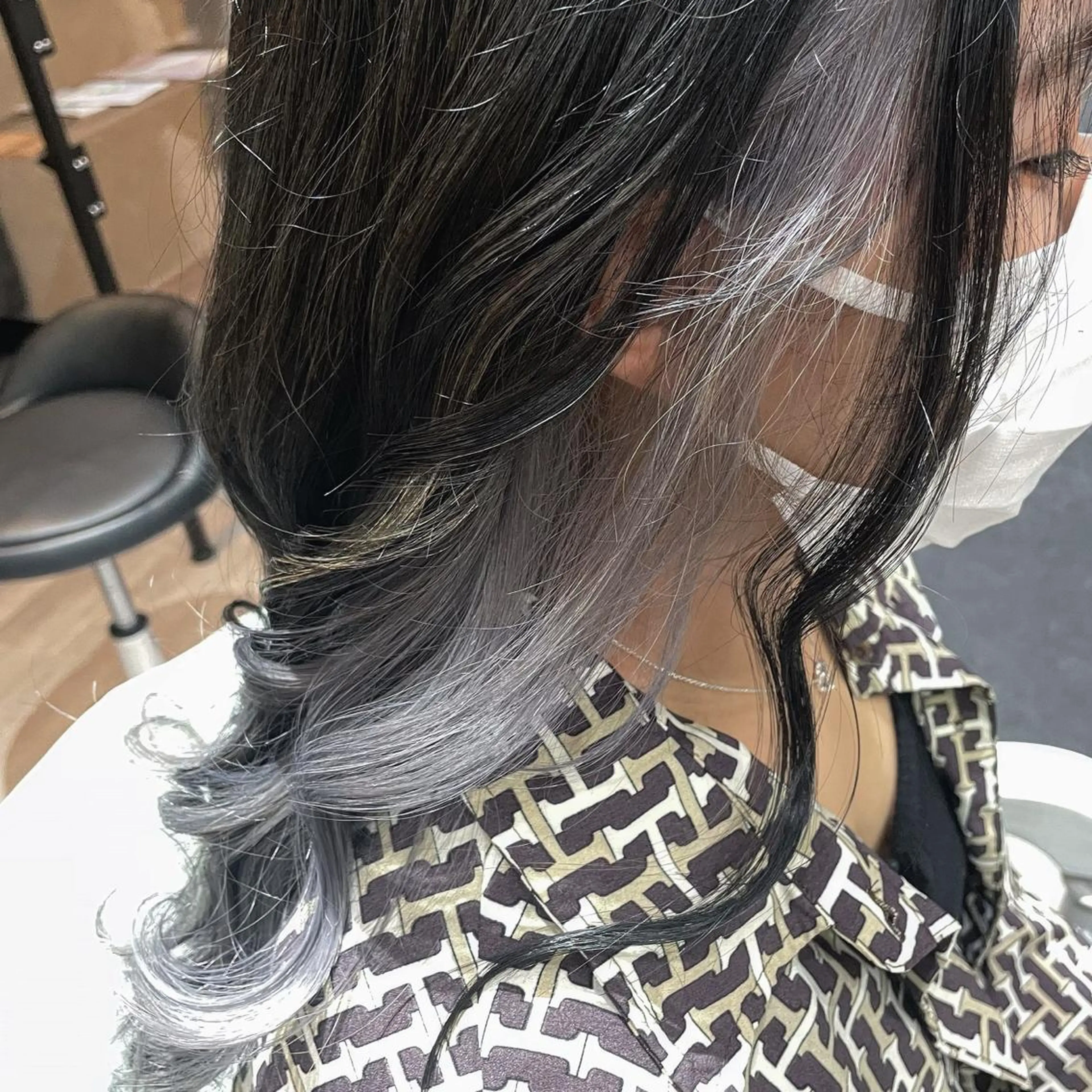 セミロング カラー シルバー ヘアカラー トリートメント Hair Labo ASH所属・Hair Labo ASH  あみん♡のヘアスタイル