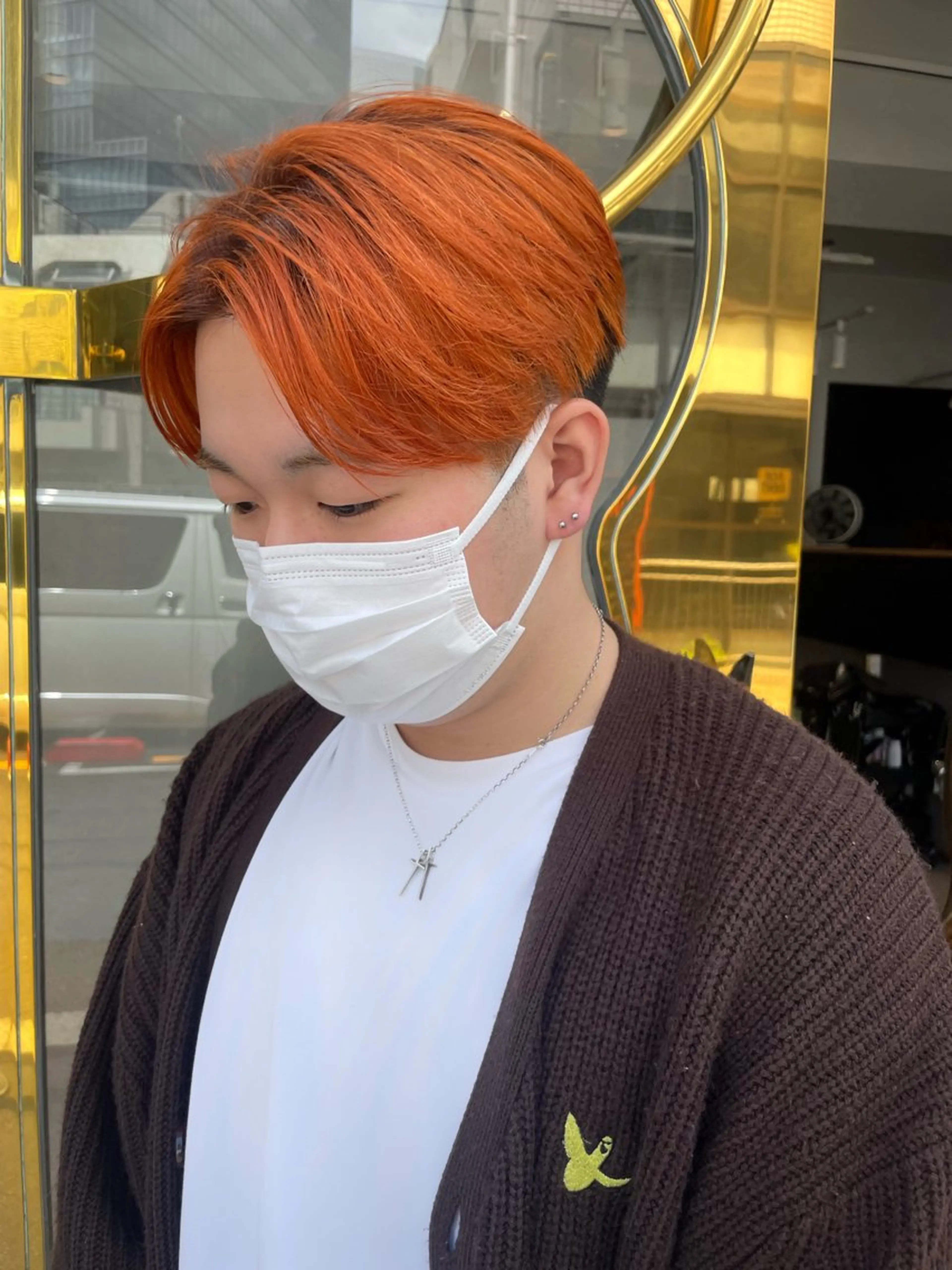 ショート カラー メンズ カット ヘアカラー トリートメント メンズNO.1口コミ 高評価🟡三澤拓海✅のヘアスタイル