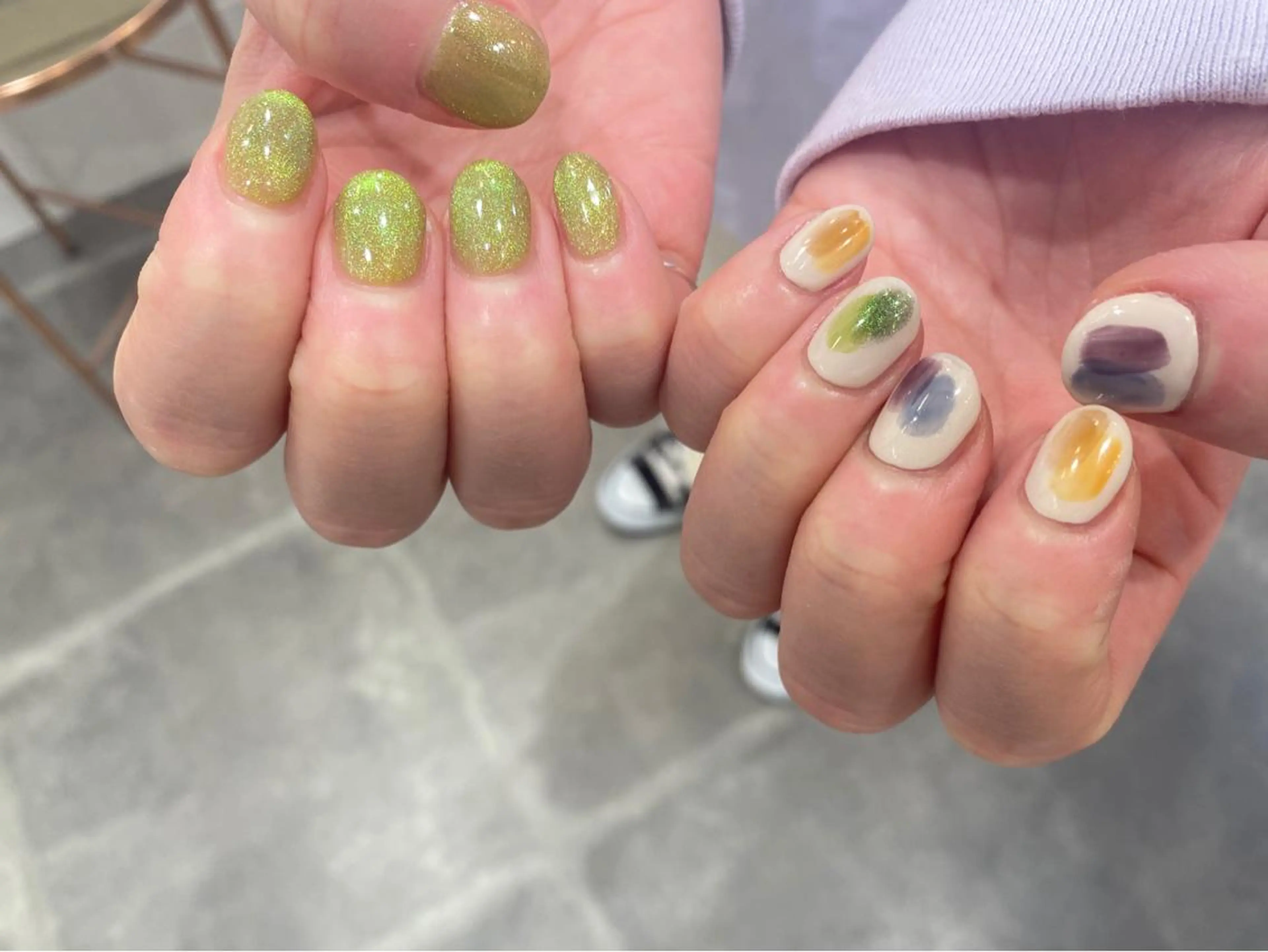 ネイル ハンドネイル NINEnami ニュアンスネイルのネイルデザイン