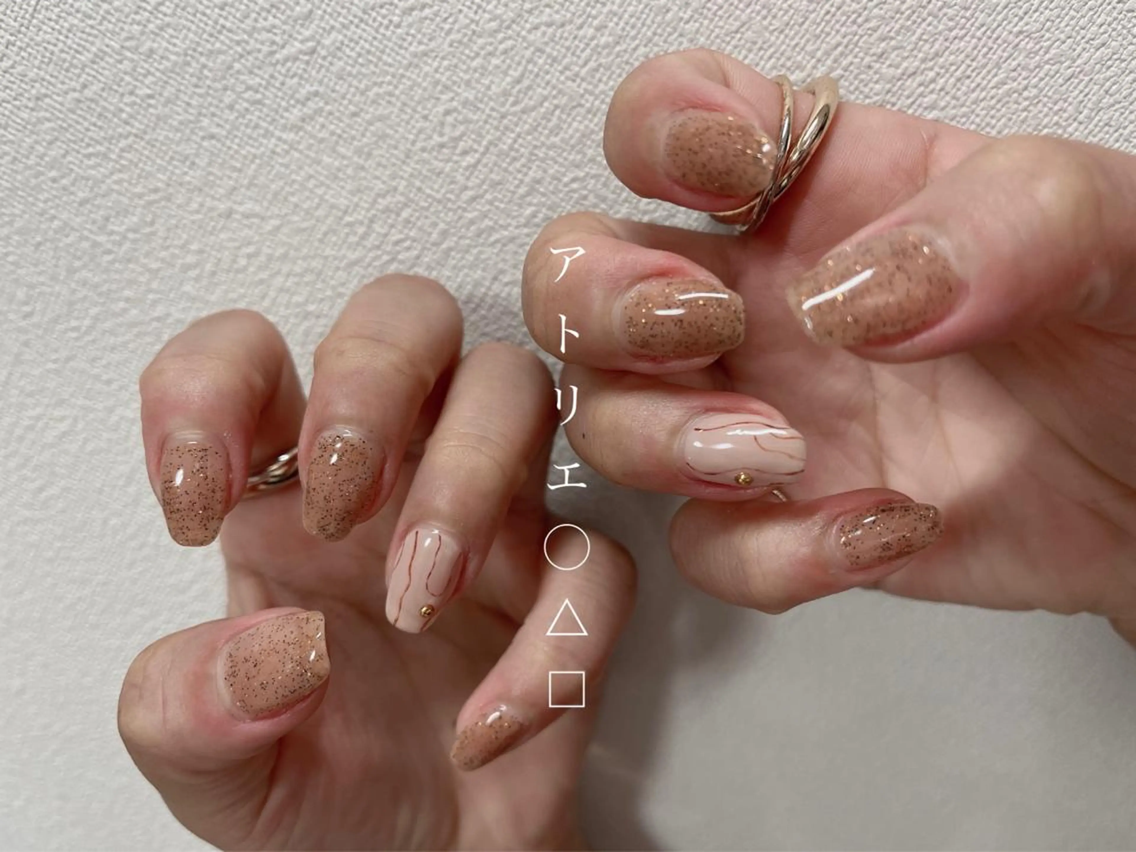 ネイル ハンドネイル アトリエ ○△□のネイルデザイン