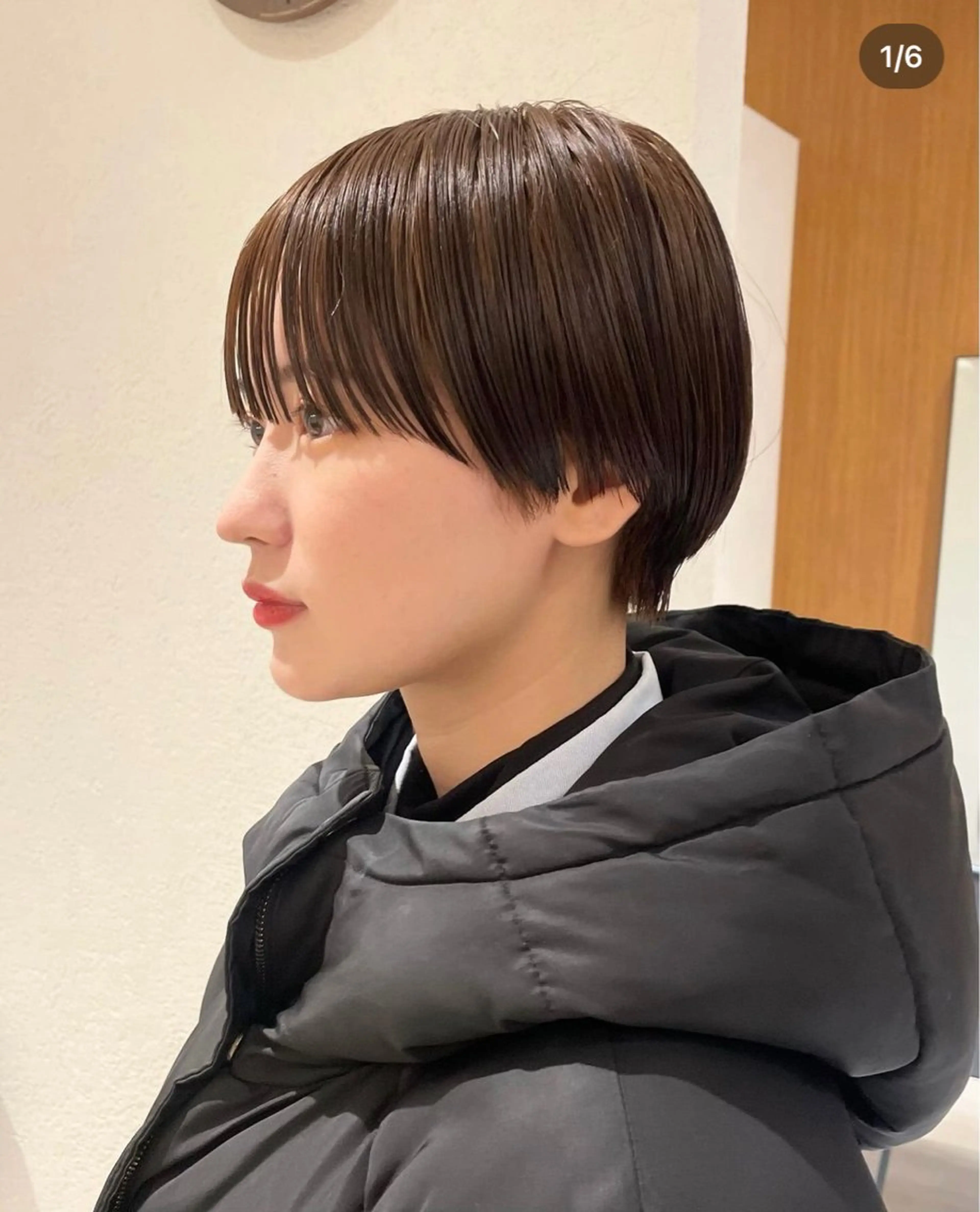 ショート カラー ダブルカラー 新宿のヘアスタイル